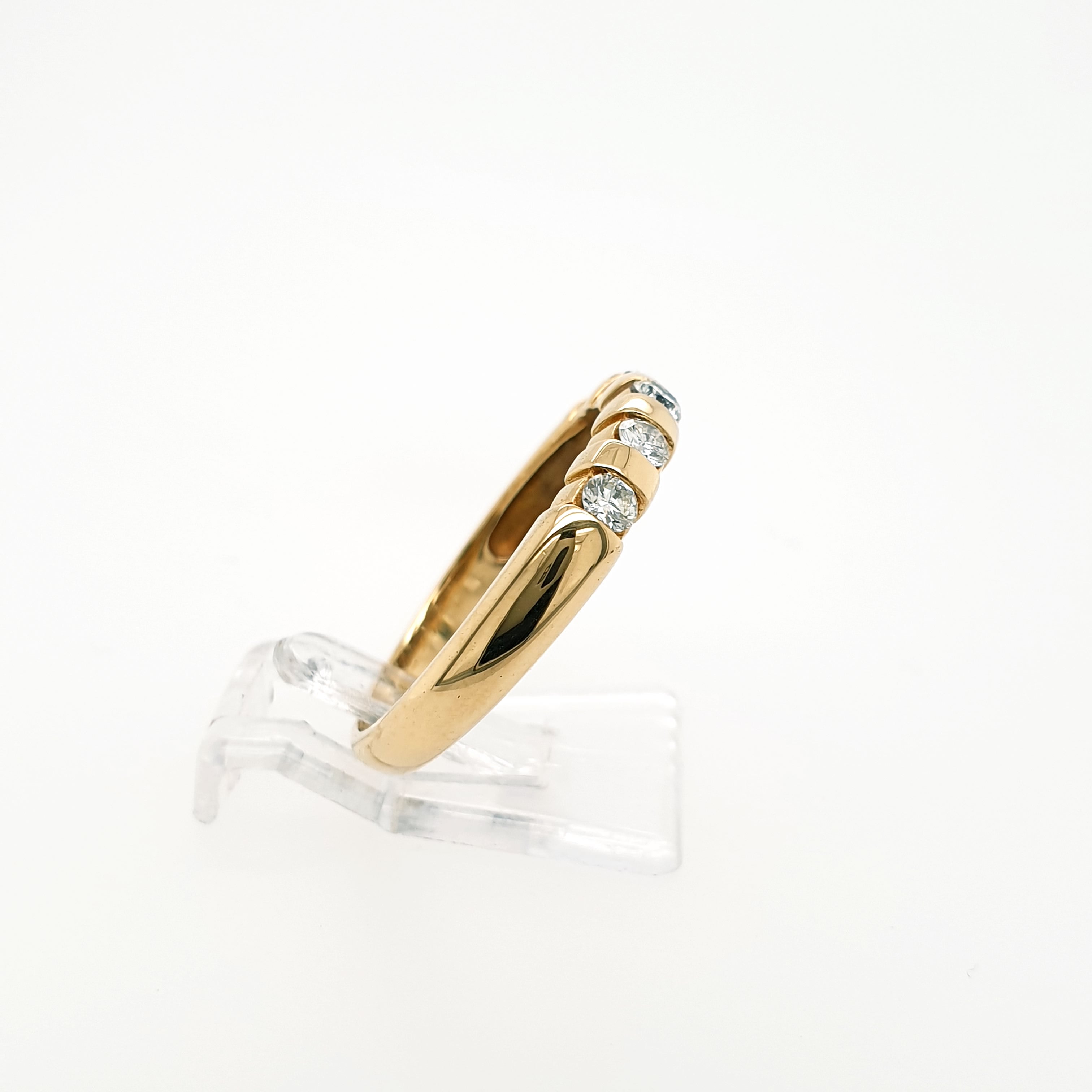 Brillant 0,325ct Ring 750 Gelbgold 18kt Gr. 58/18