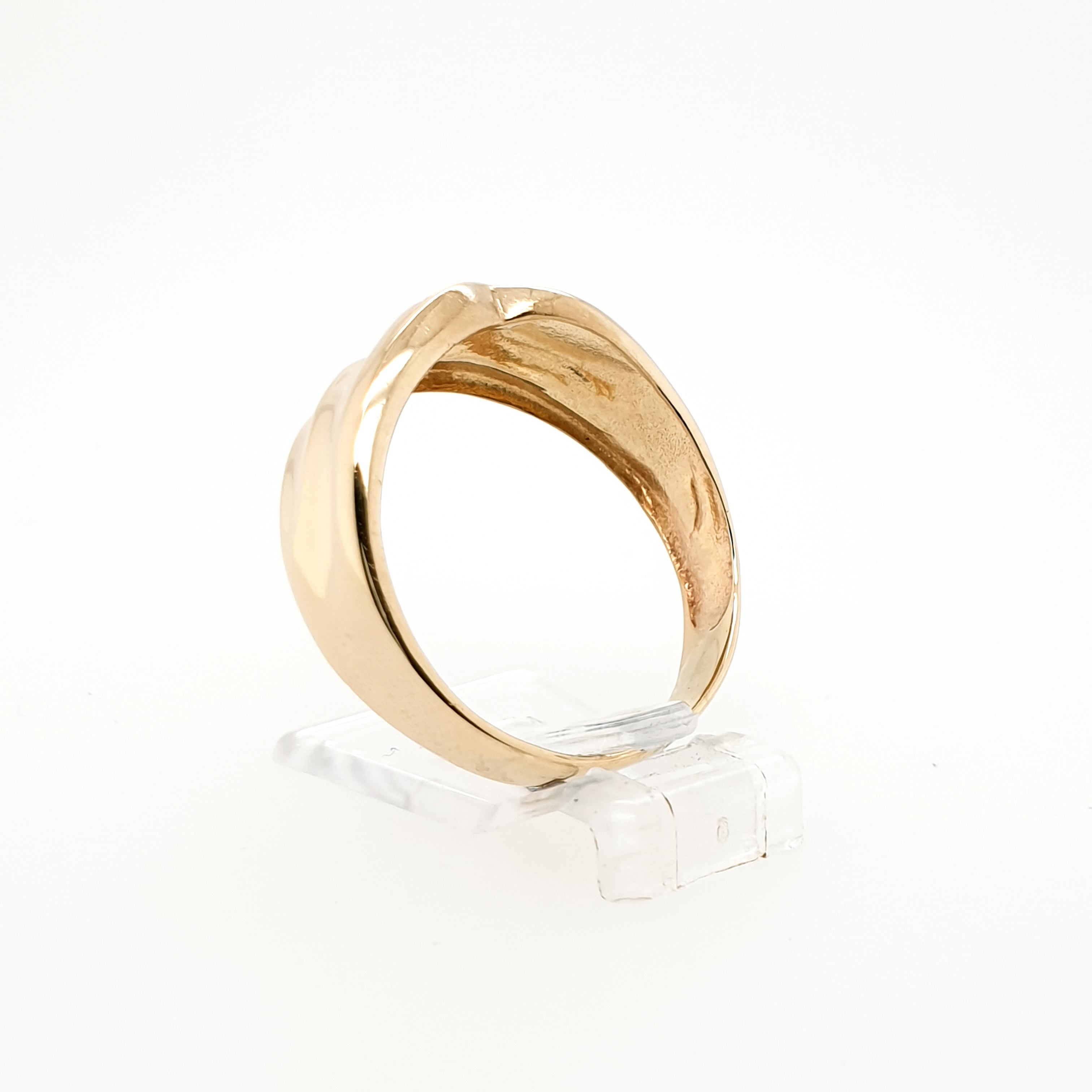 Goldring mit Zirkonia 585 14 Karat Gr. 63