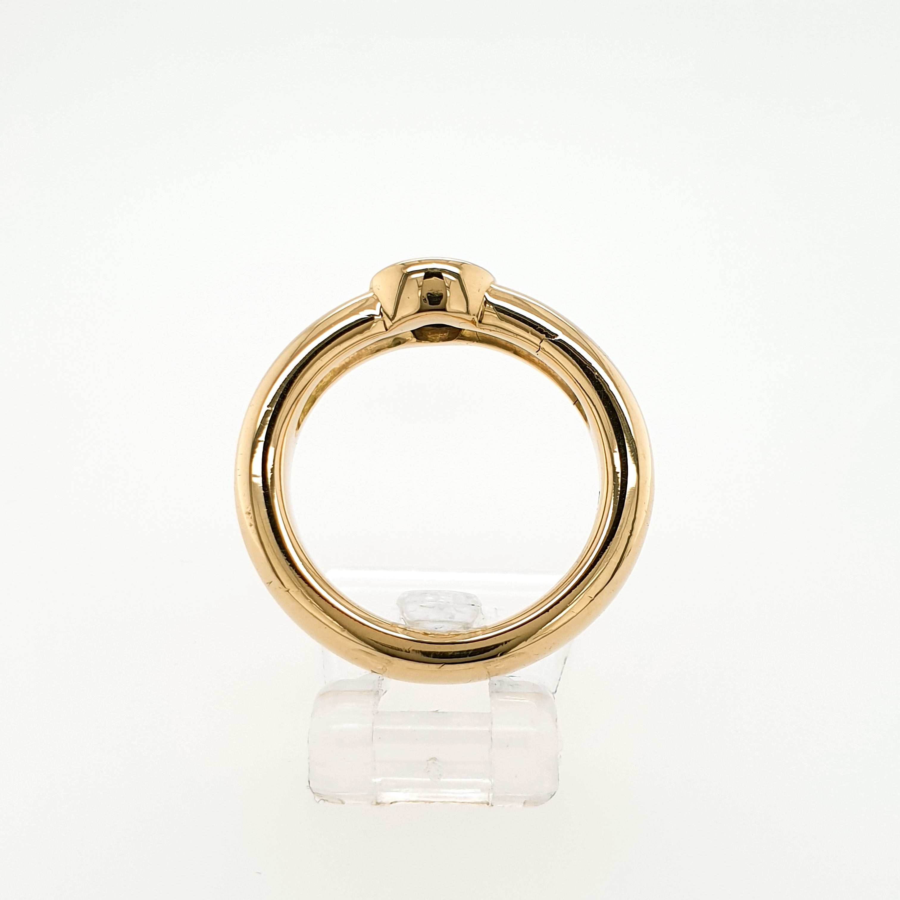Brillant 0,50ct Solitär Ring 750 Gelbgold 18kt Gr.51/11