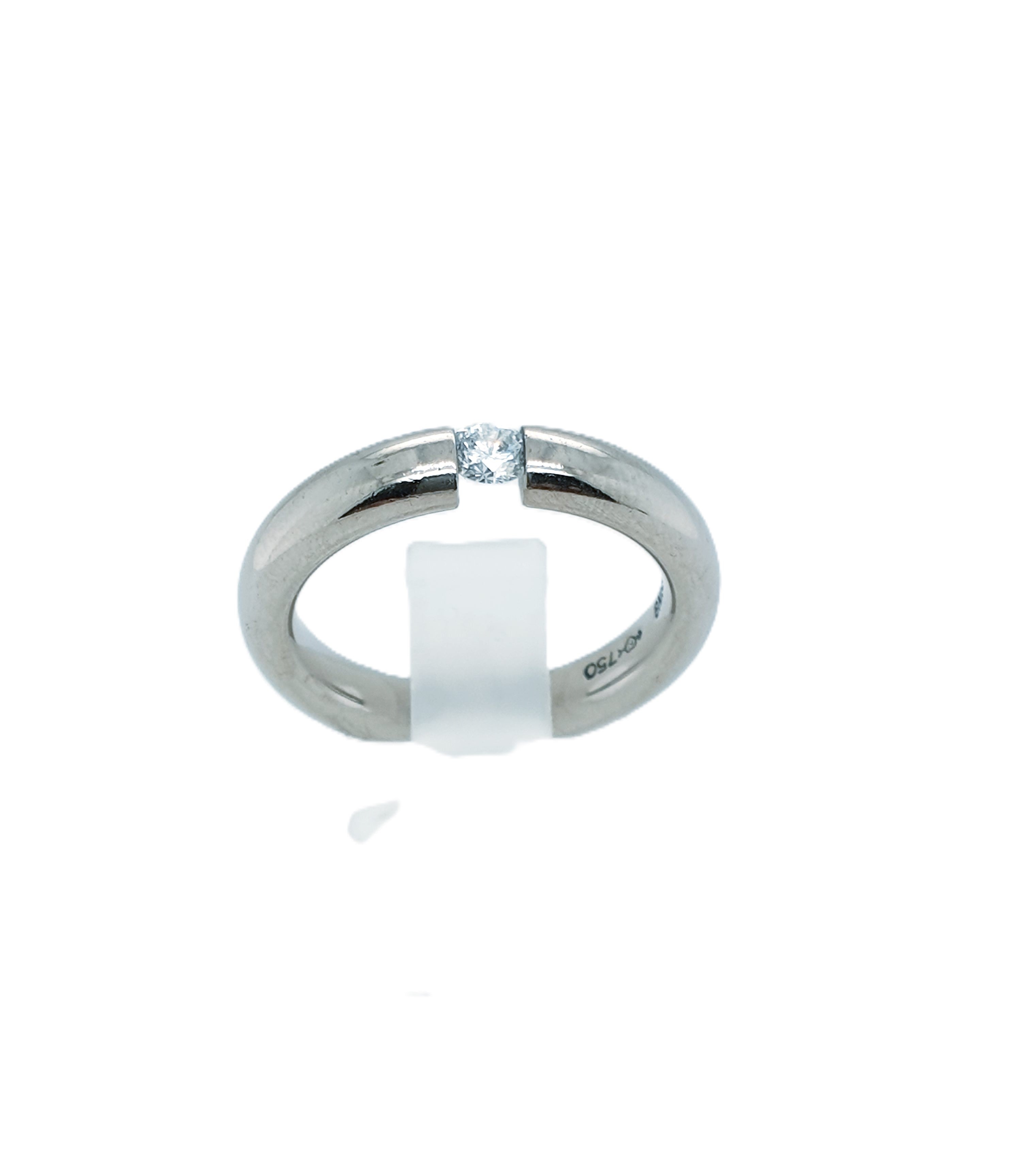 NIESSING Brillant Weißgold Spannring 750/18k Gr.52