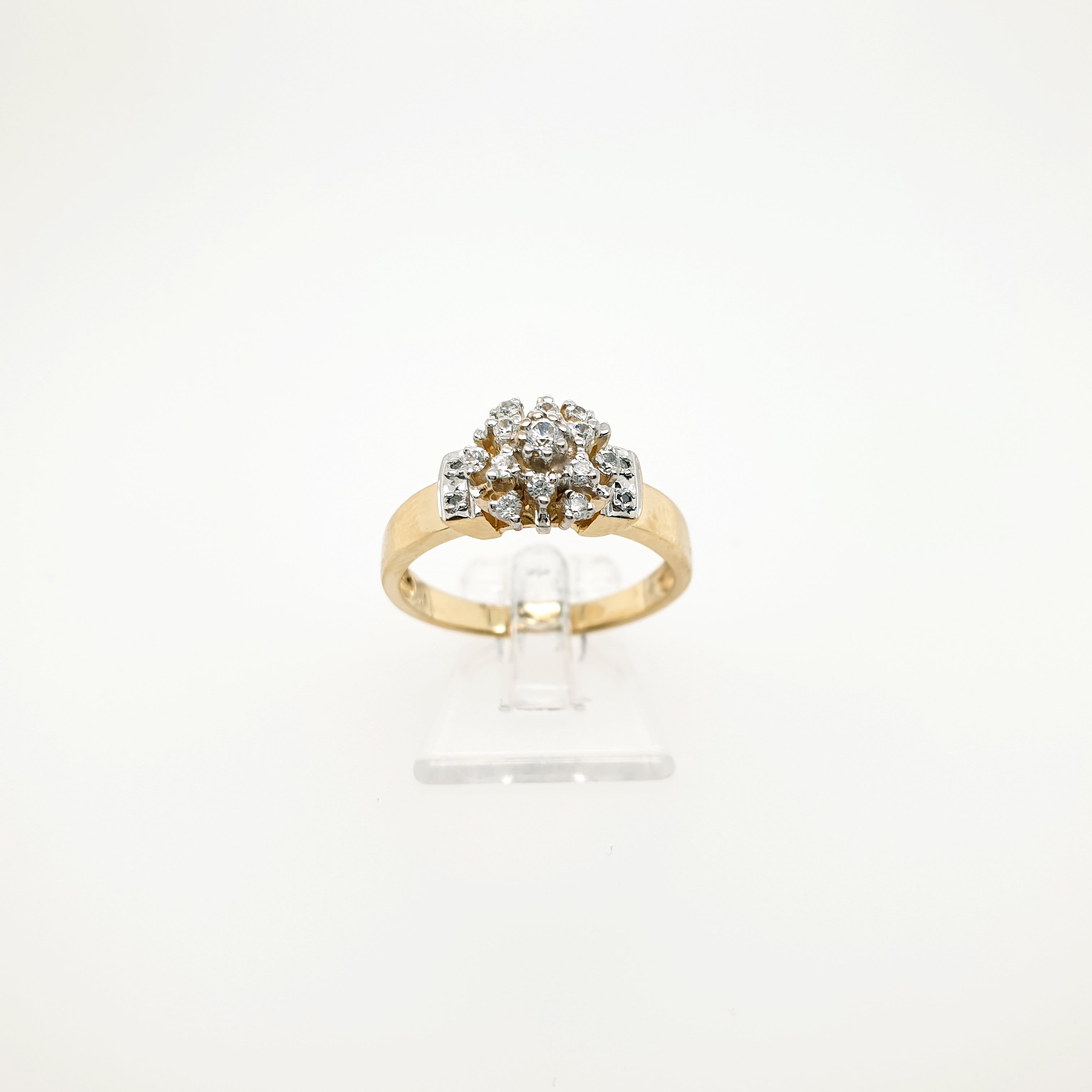 Damenring Gelbgold 585/14kt Zirkonia Gr. 56