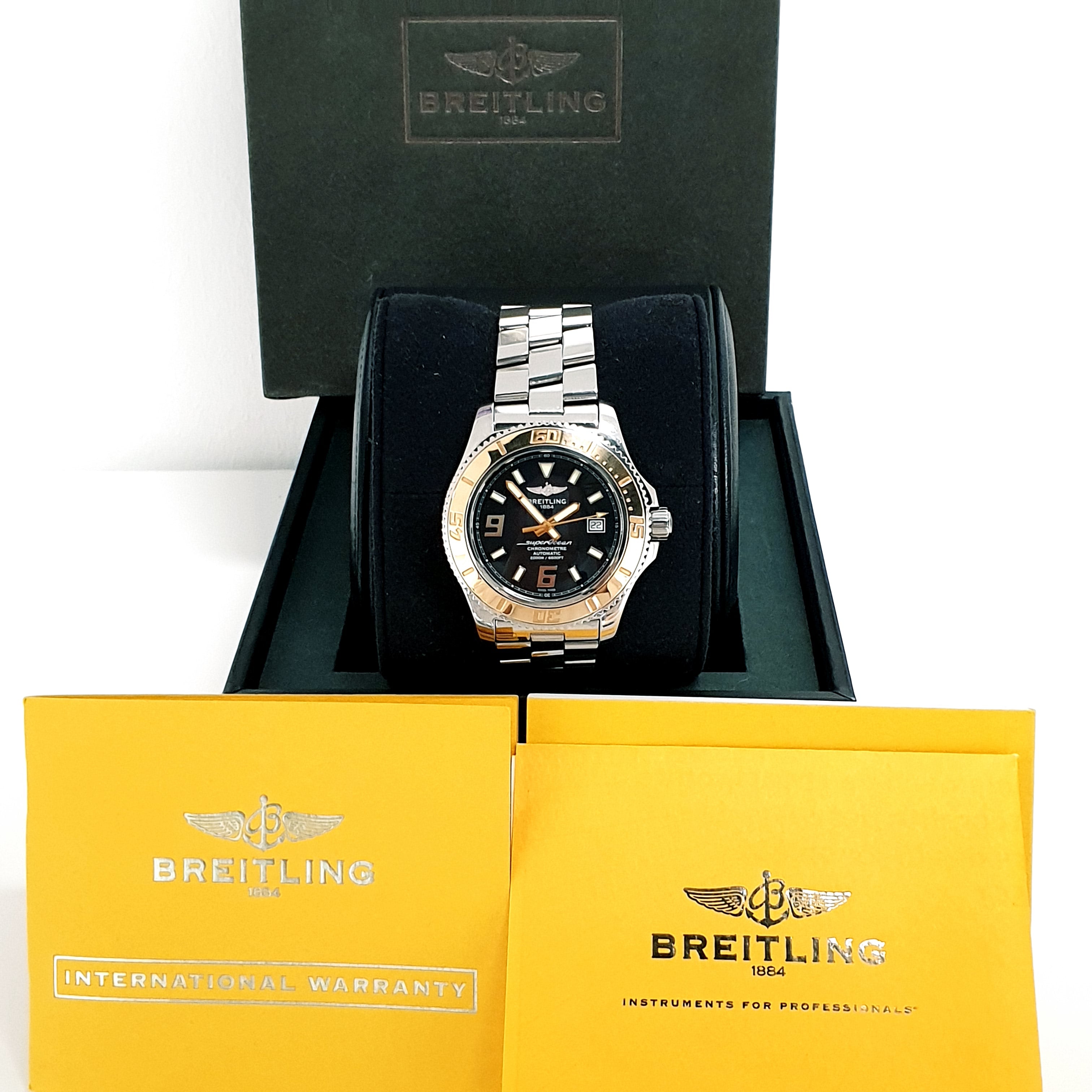 Breitling SuperOcean C17391 Fullset Stahl/Rosegold 44 mm