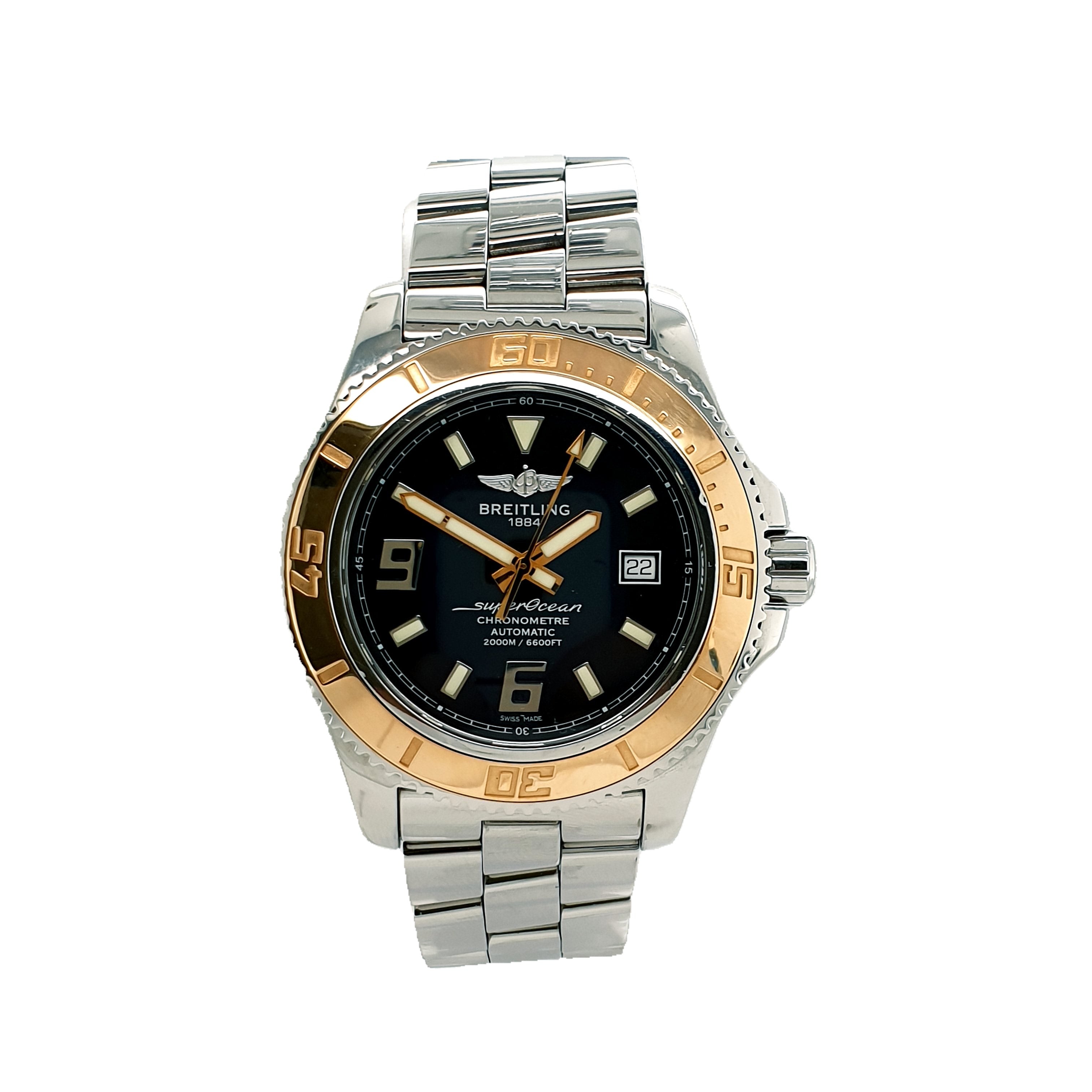 Breitling SuperOcean C17391 Fullset Stahl/Rosegold 44 mm