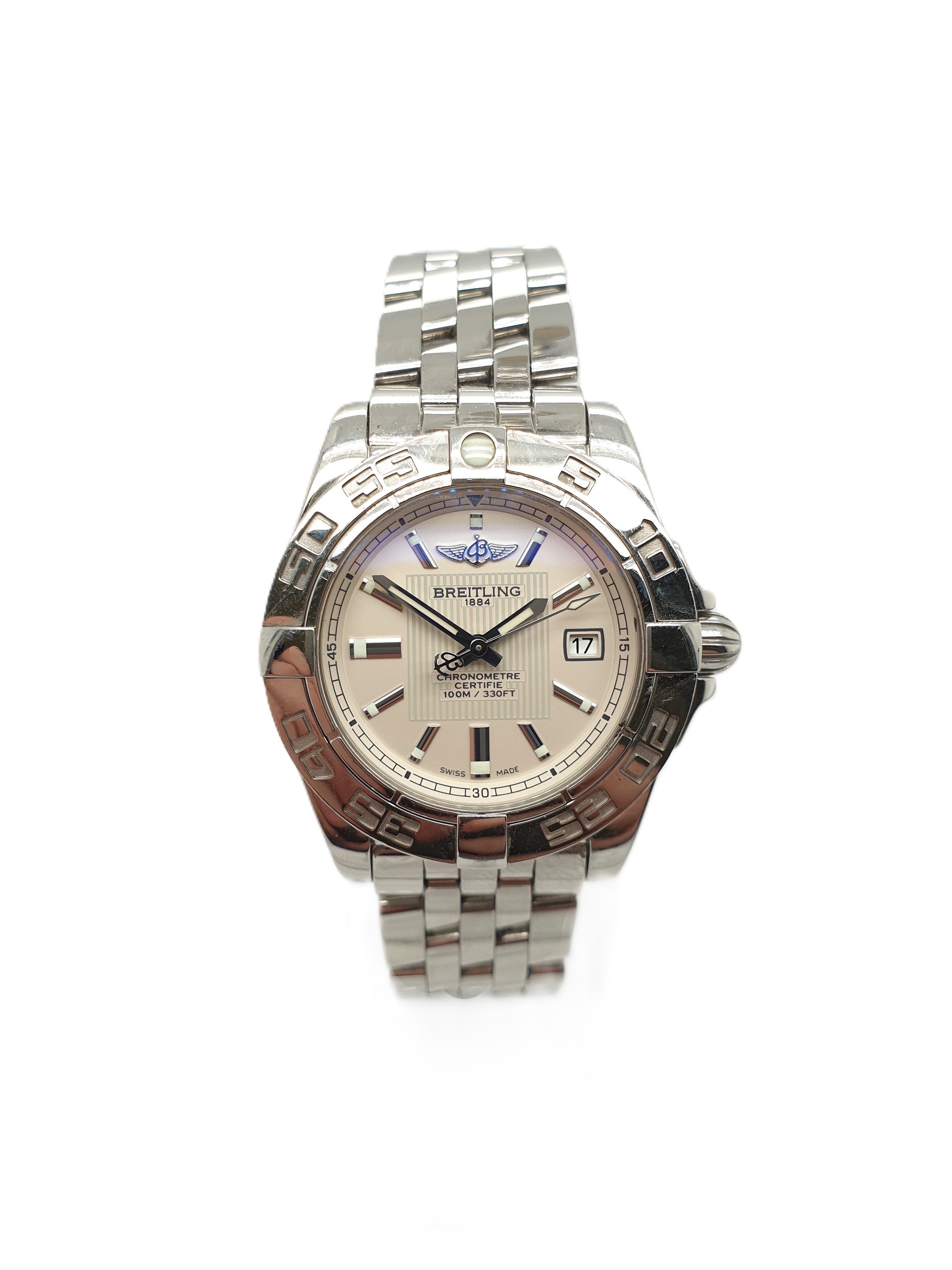 Breitling Cockpit Galaxy 32mm Ref.:71356 Edelstahl Full Set