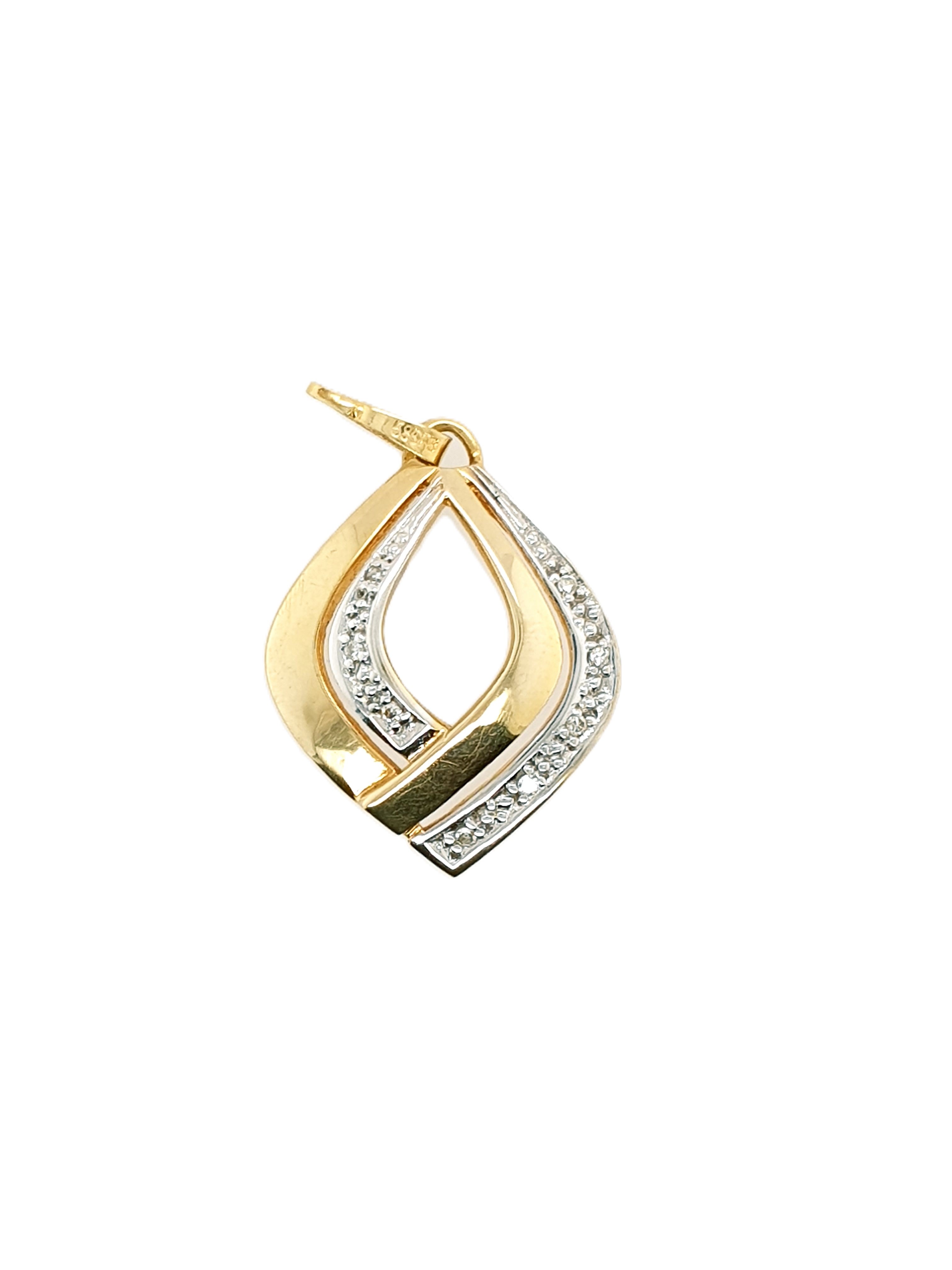 Brillant Gold Schmuckanhänger 585/14kt