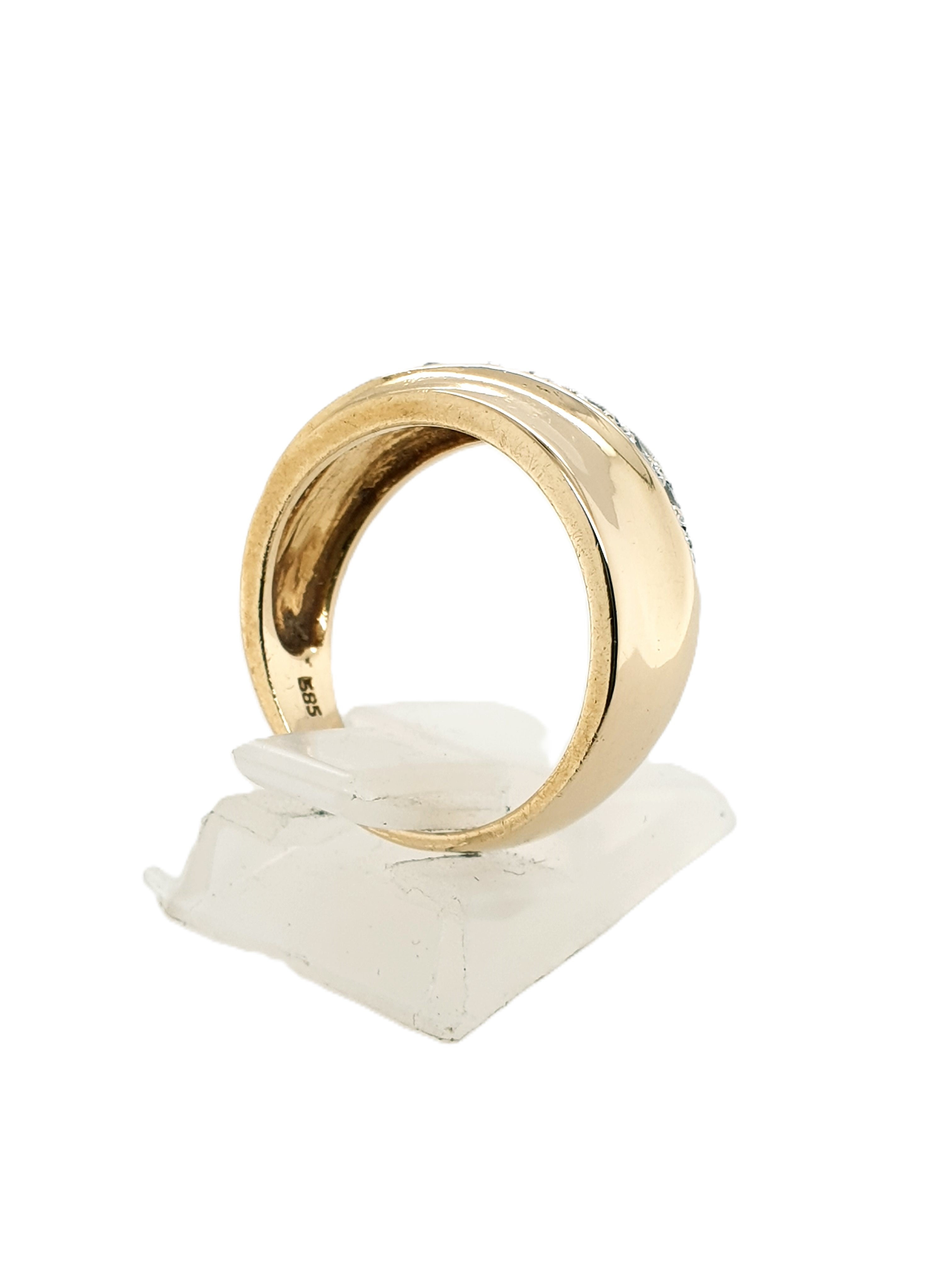 Brillant Gold Ring 585/14kt Gr.55