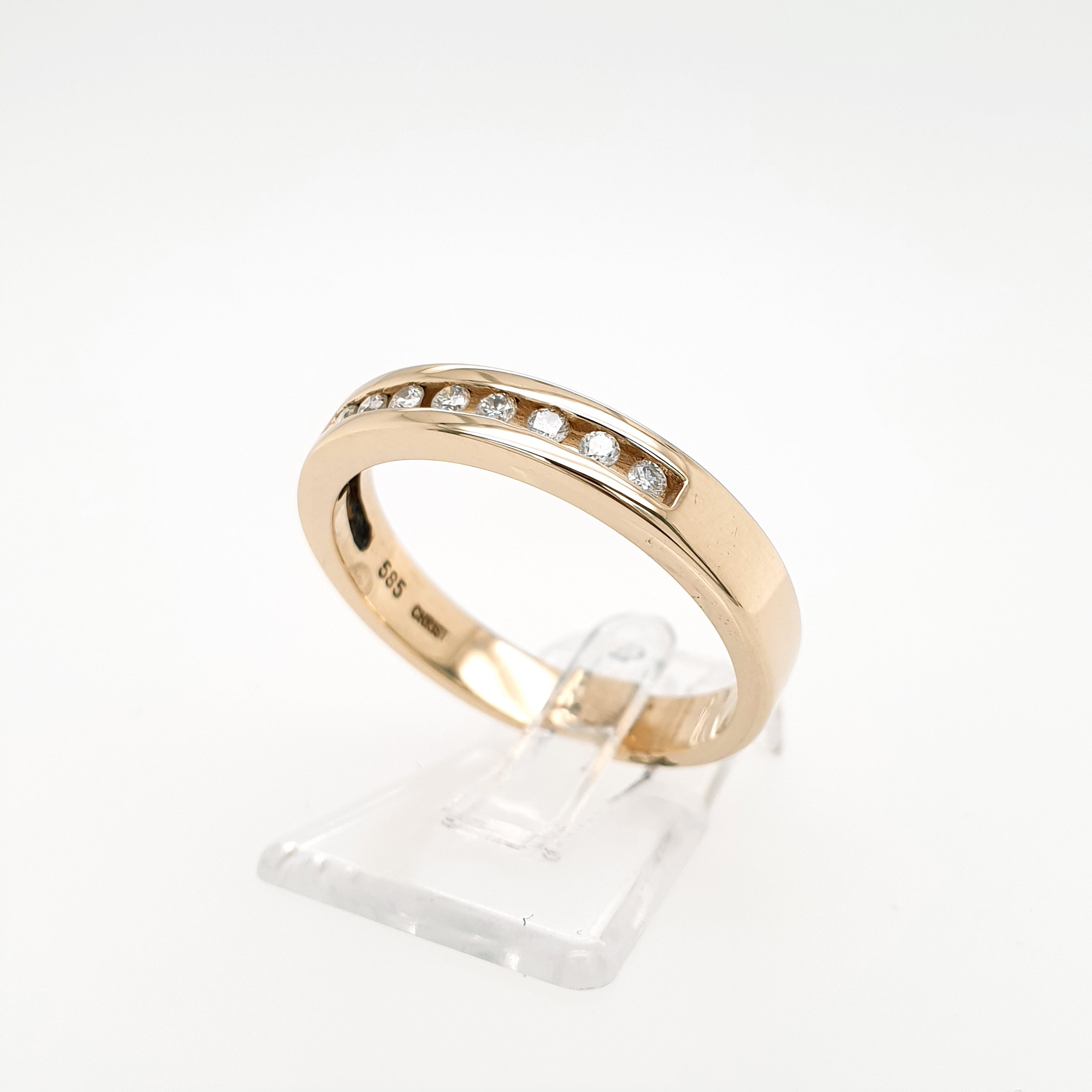 CHRIST Brillant Ring 585 Gelbgold 14kt Gr.58/18