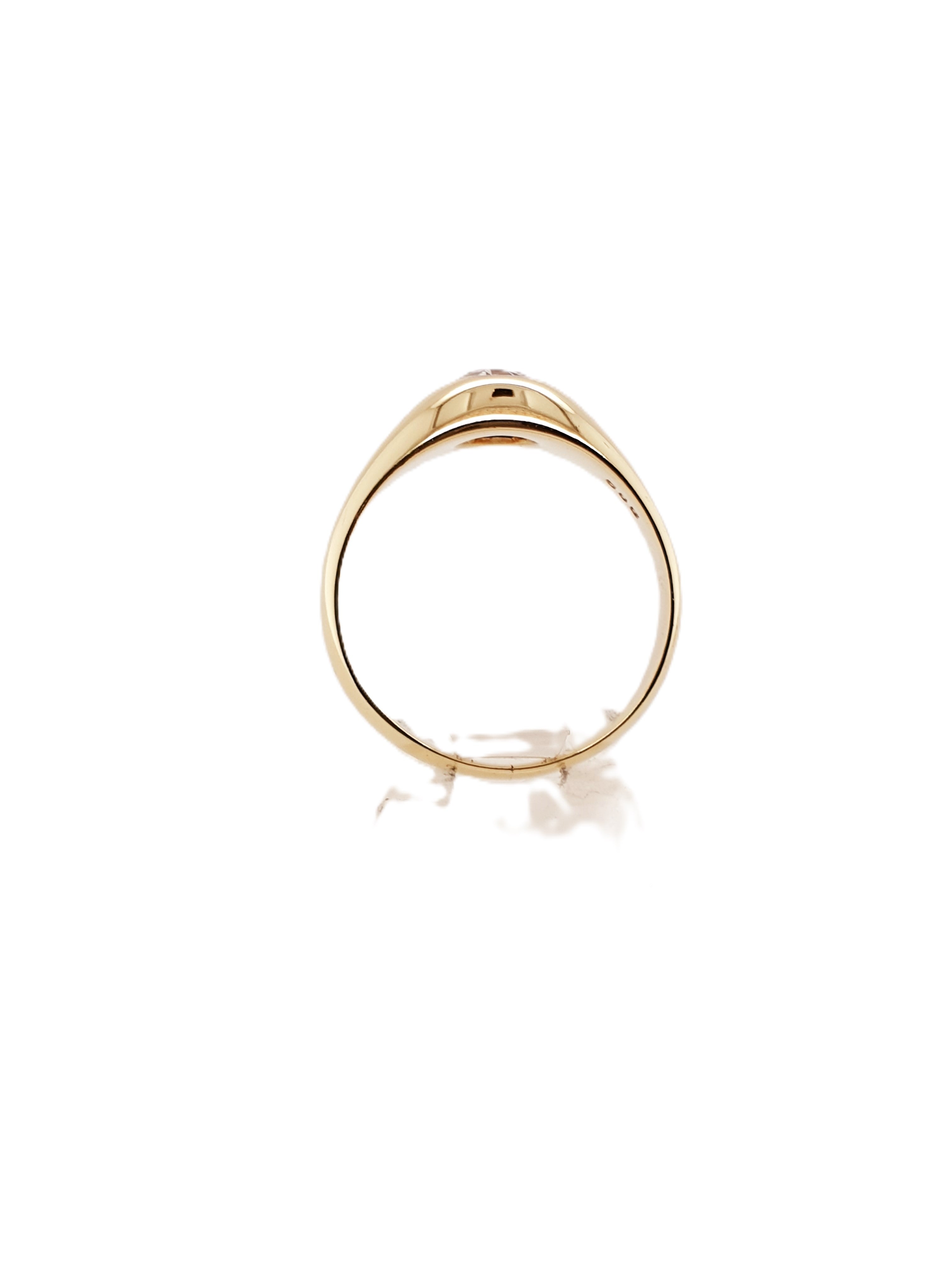 Diamant Gold Ring 585/14kt Gr.60 0,50ct Altschliff