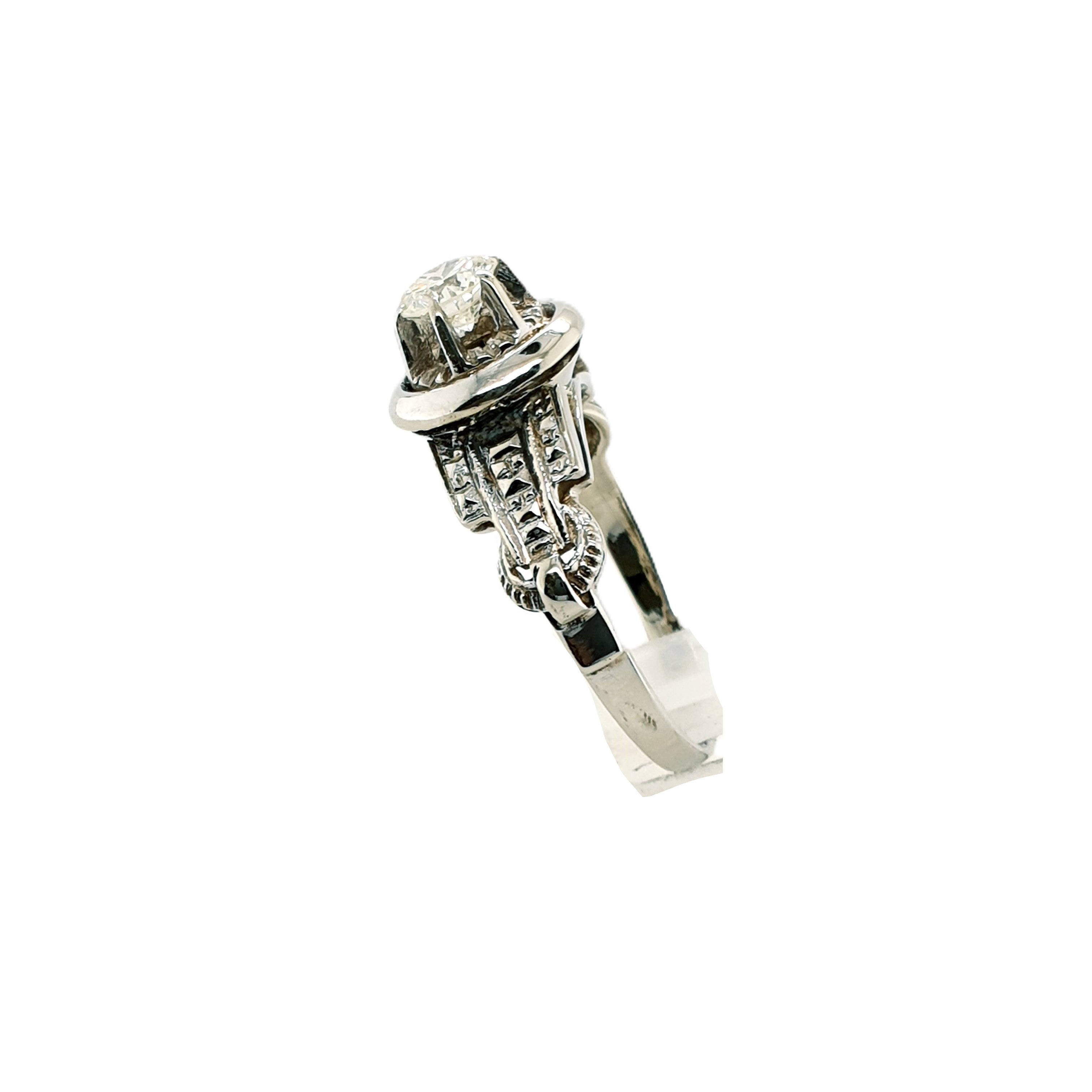 Brillant Weißgold Ring 750/18kt Gr.55