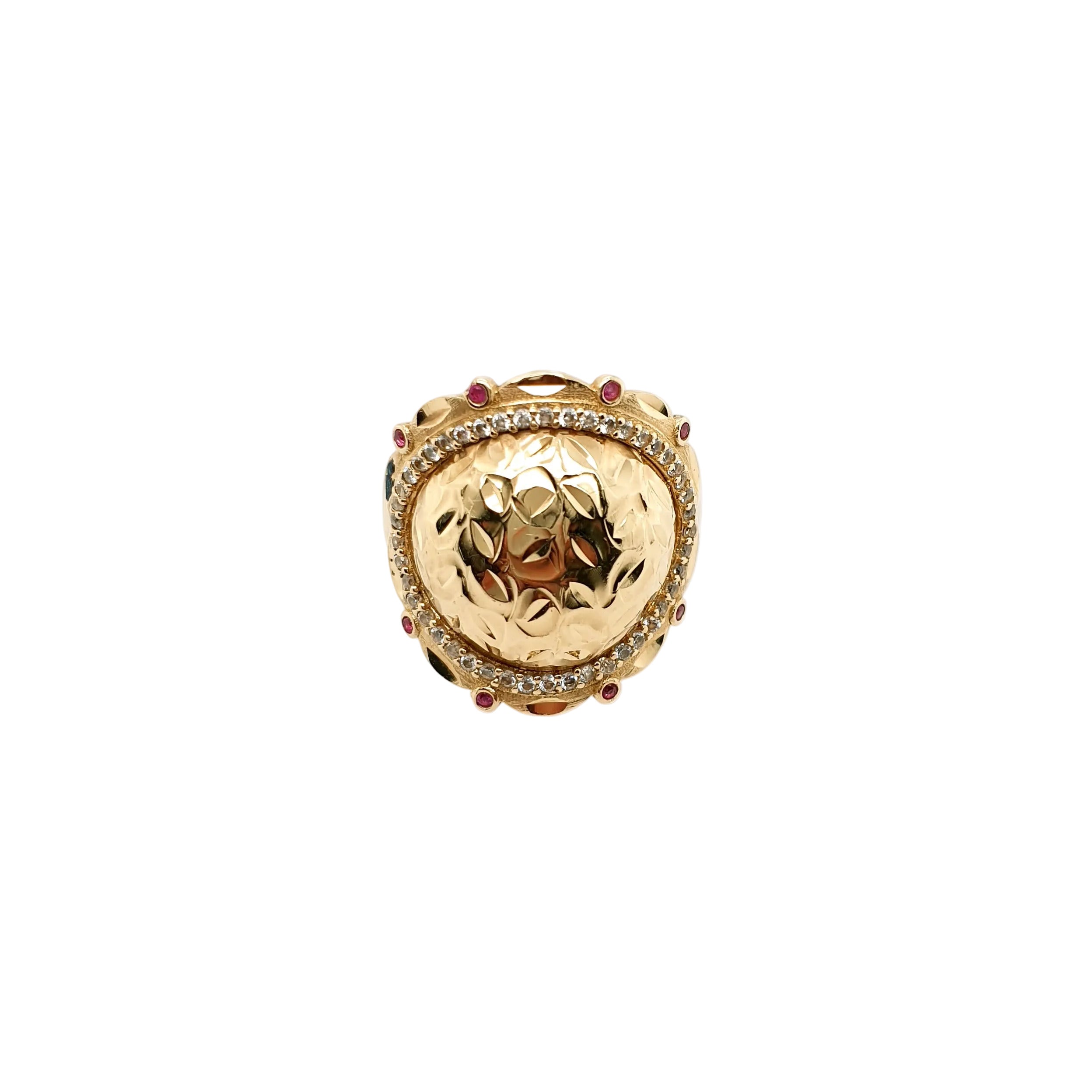 Ring Gelbgold 585/14kt Gr. 60 Zirkonia Gold