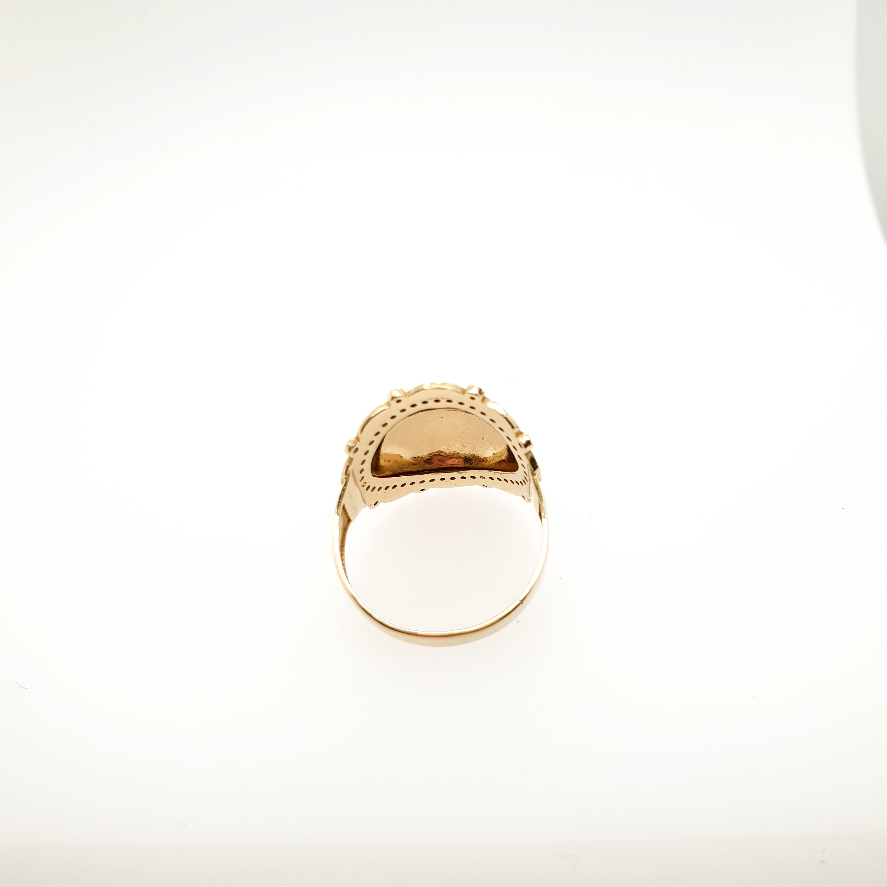 Ring Gelbgold 585/14kt Gr. 60 Zirkonia Gold