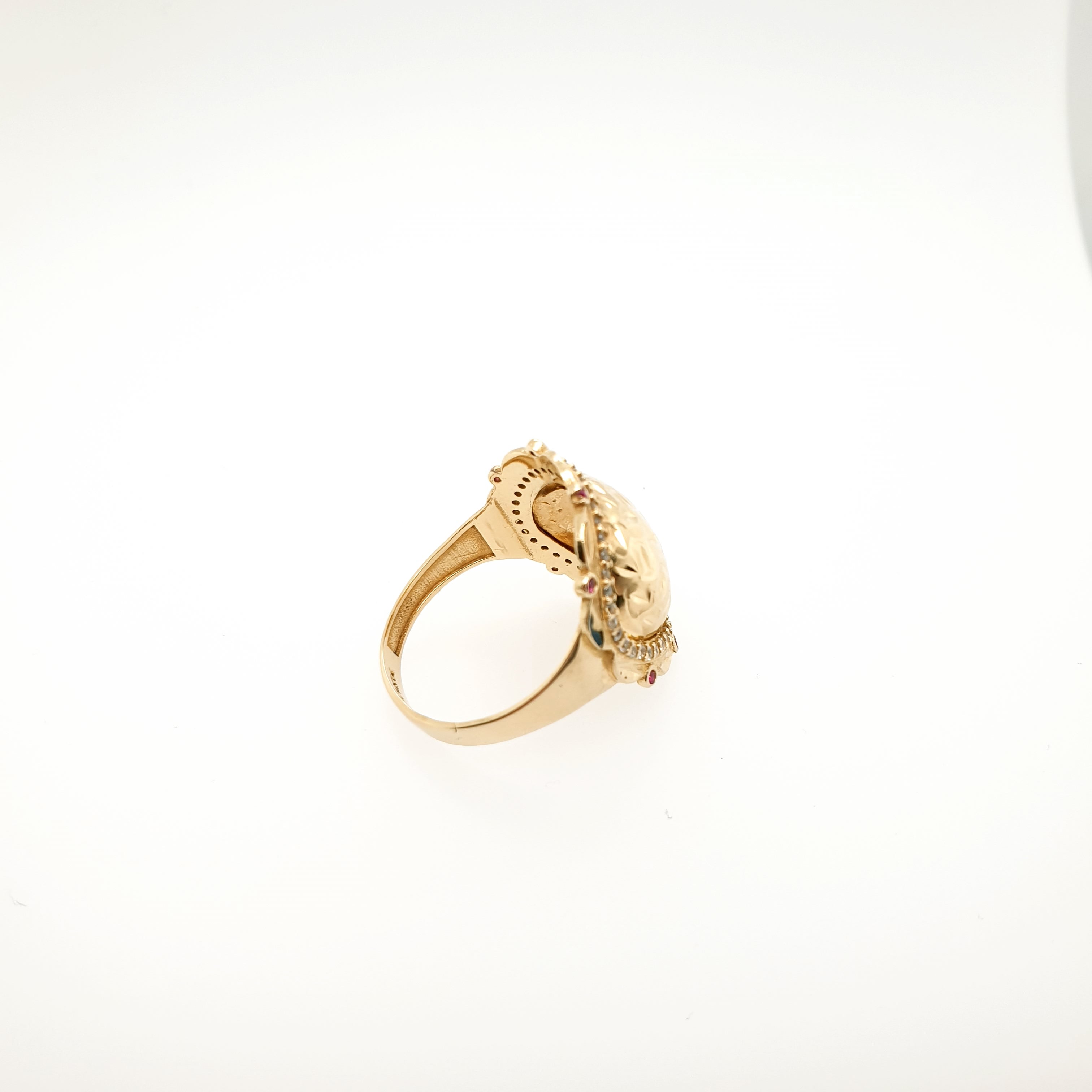 Ring Gelbgold 585/14kt Gr. 60 Zirkonia Gold