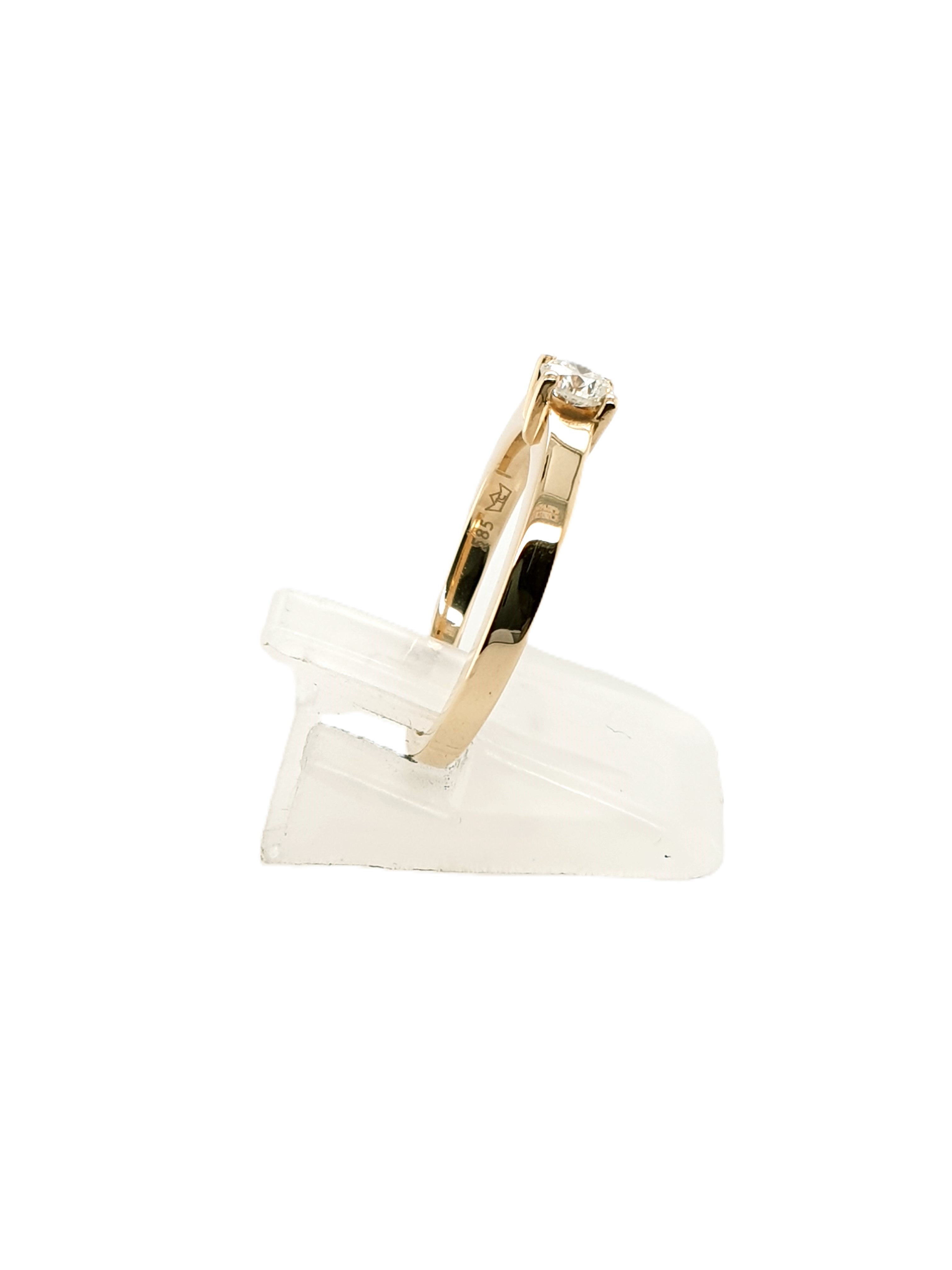 Brillant Gold Ring 585/14kt Gr.53