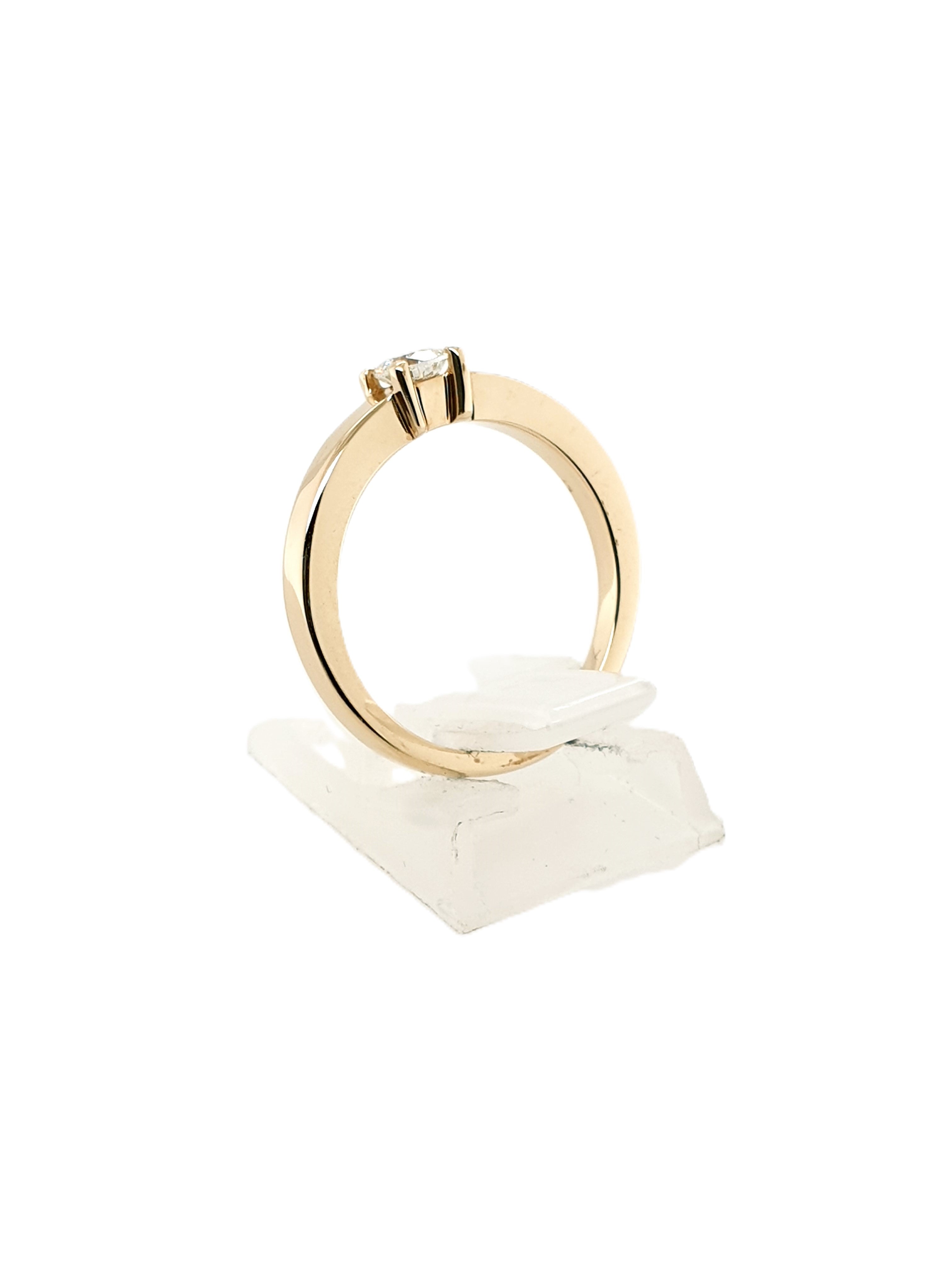 Brillant Gold Ring 585/14kt Gr.53
