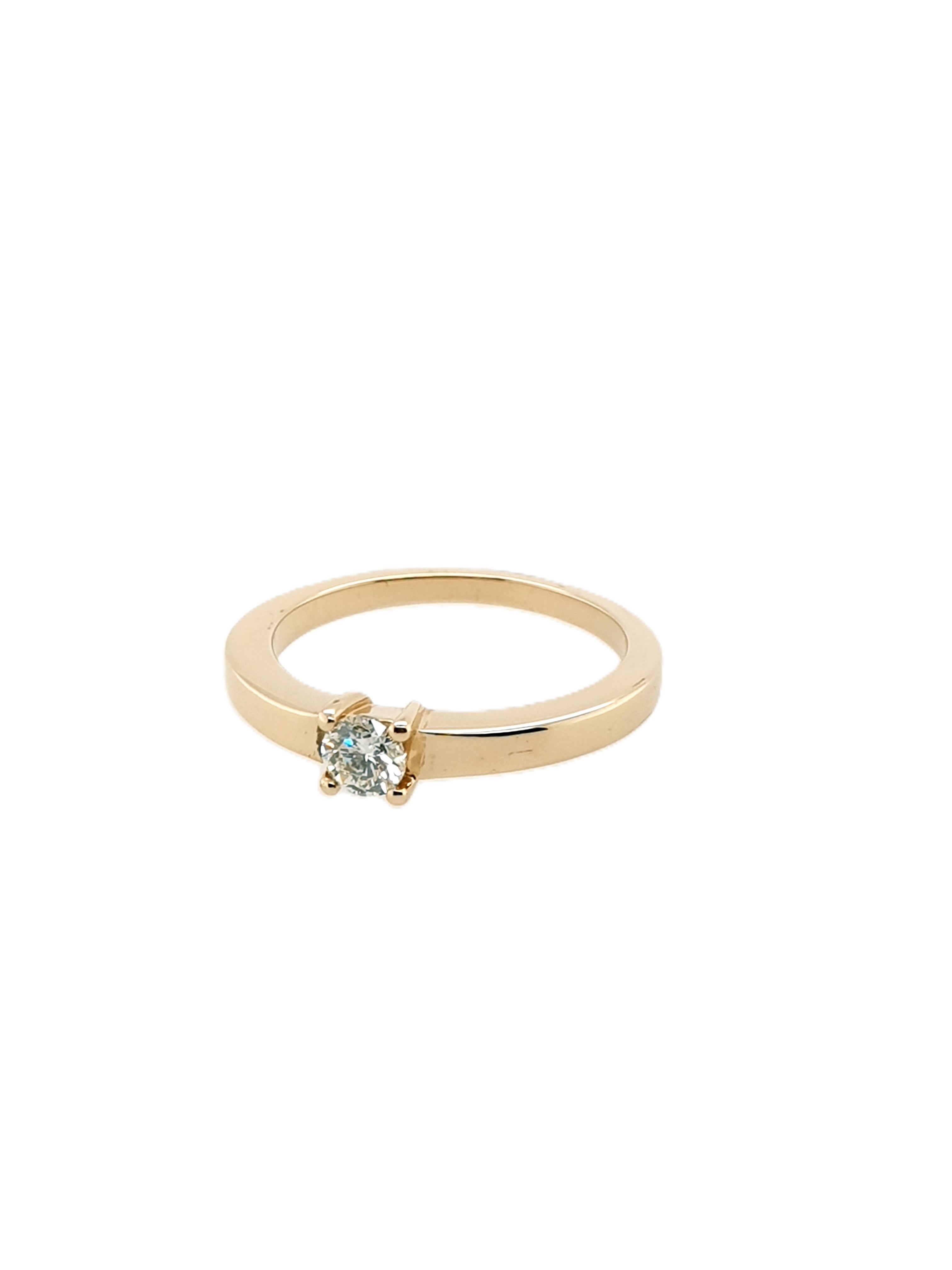 Brillant Gold Ring 585/14kt Gr.53