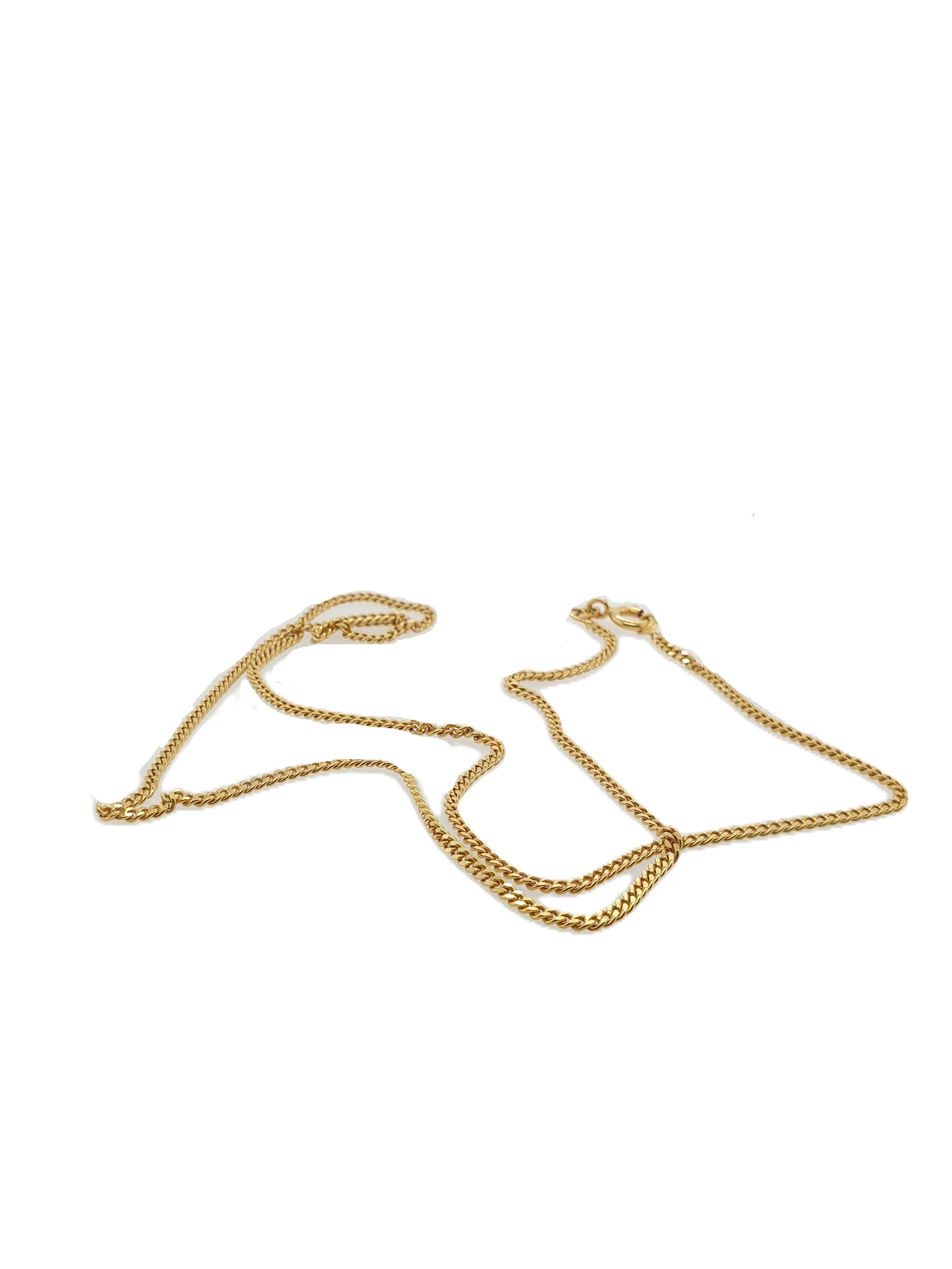 Gold Kette 585/14kt Panzerkette 45cm