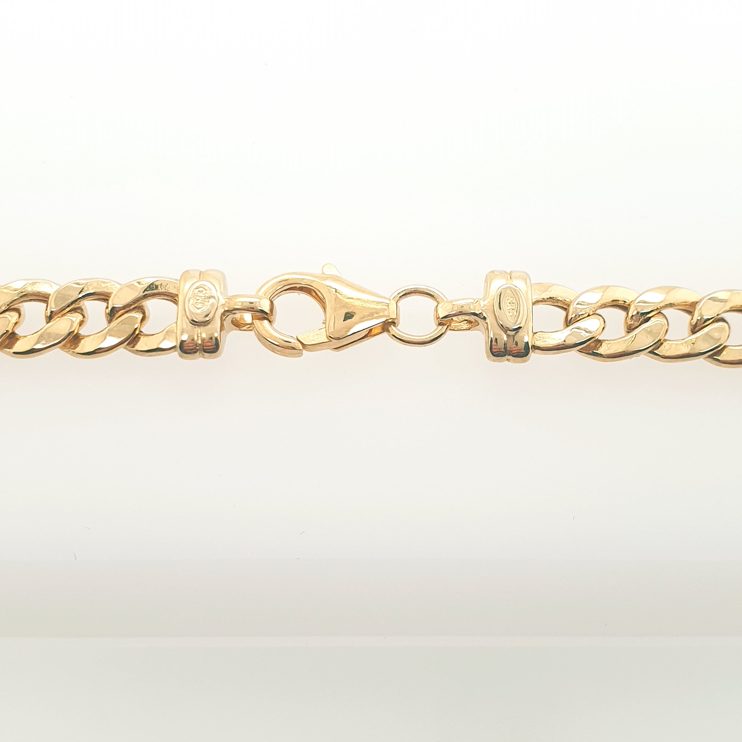 Flachpanzer Gold Kette Gelbgold 585/14kt L: 50cm