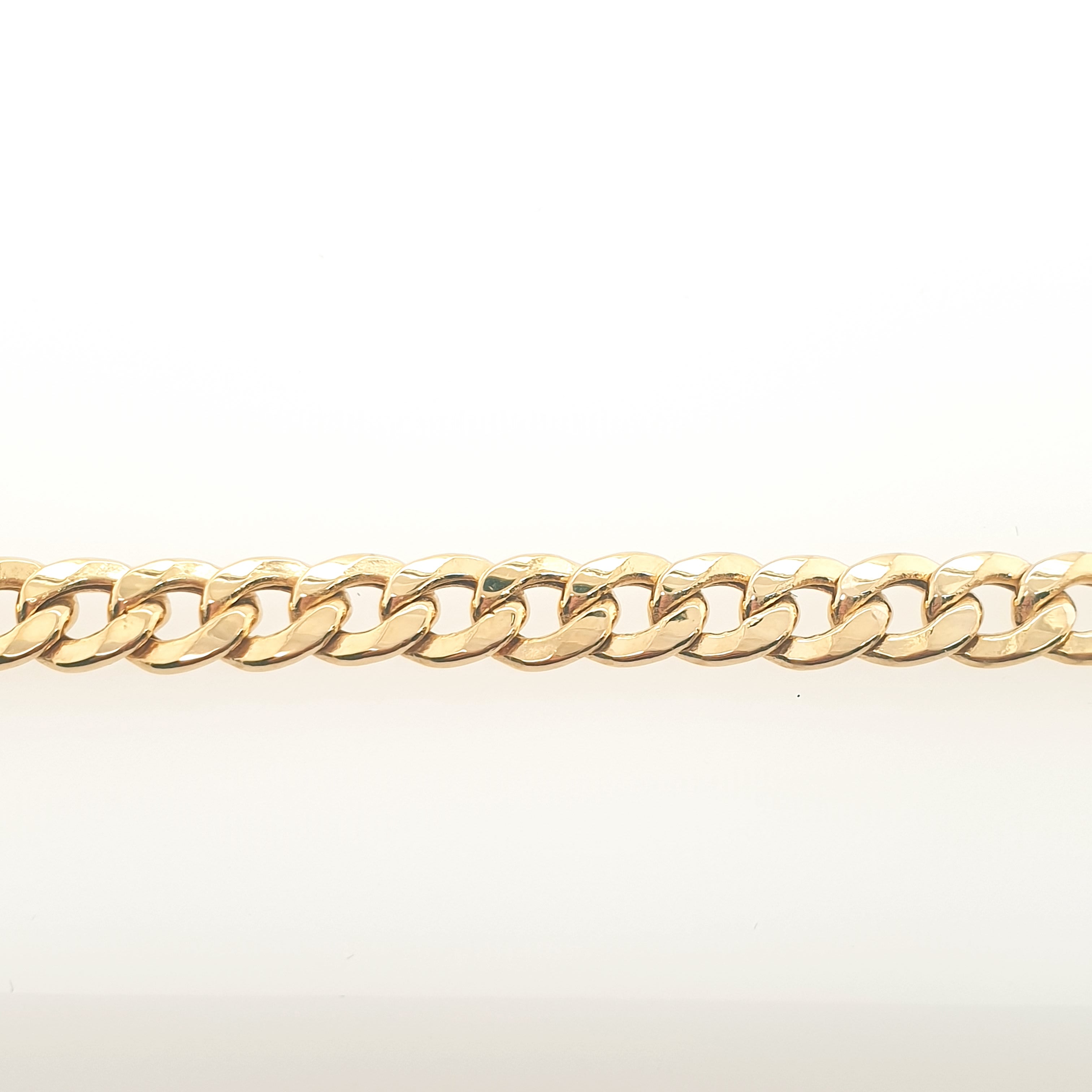 Flachpanzer Gold Kette Gelbgold 585/14kt L: 50cm