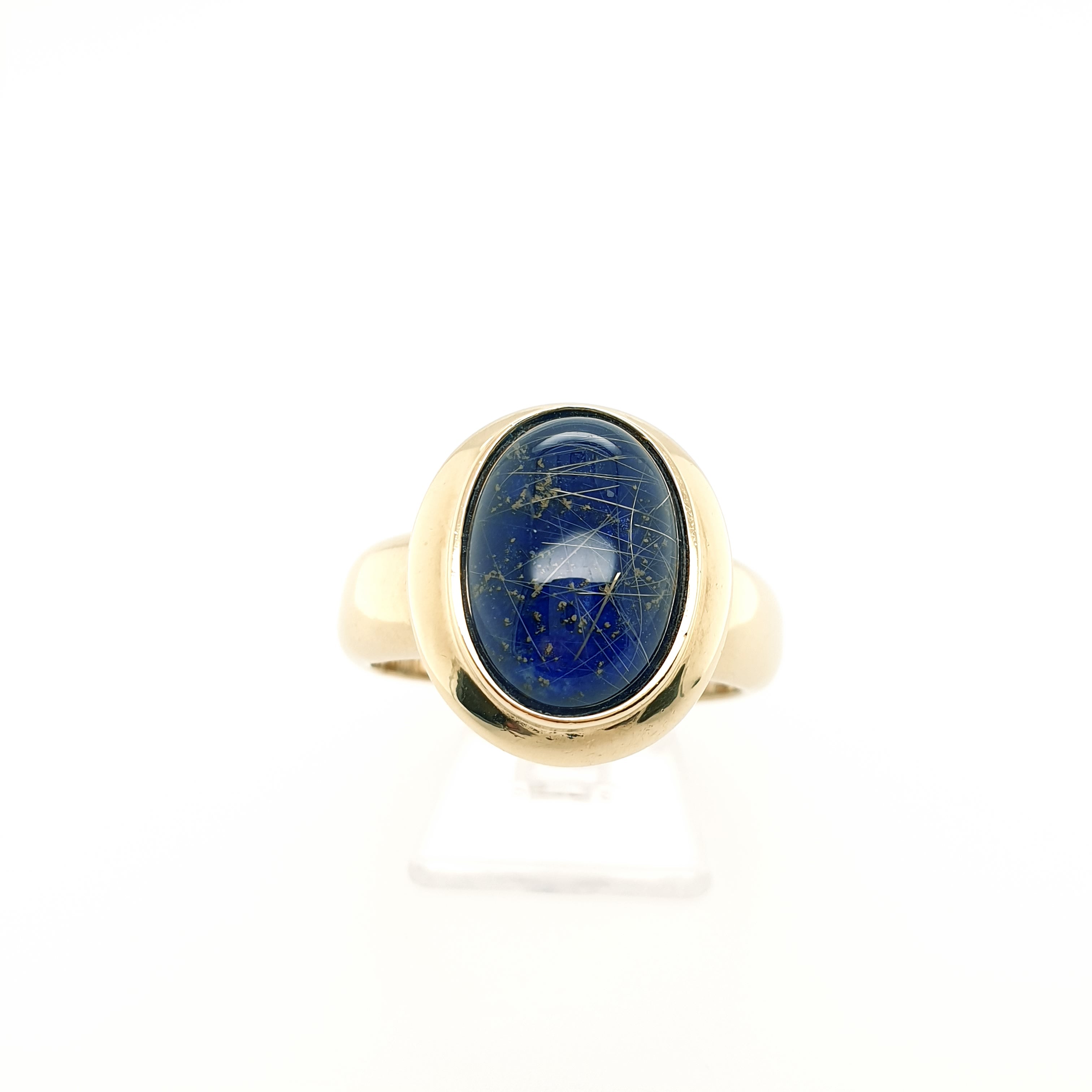 Damenring Goldring 375/9kt Gelbgold Schmuckstein Gr.61