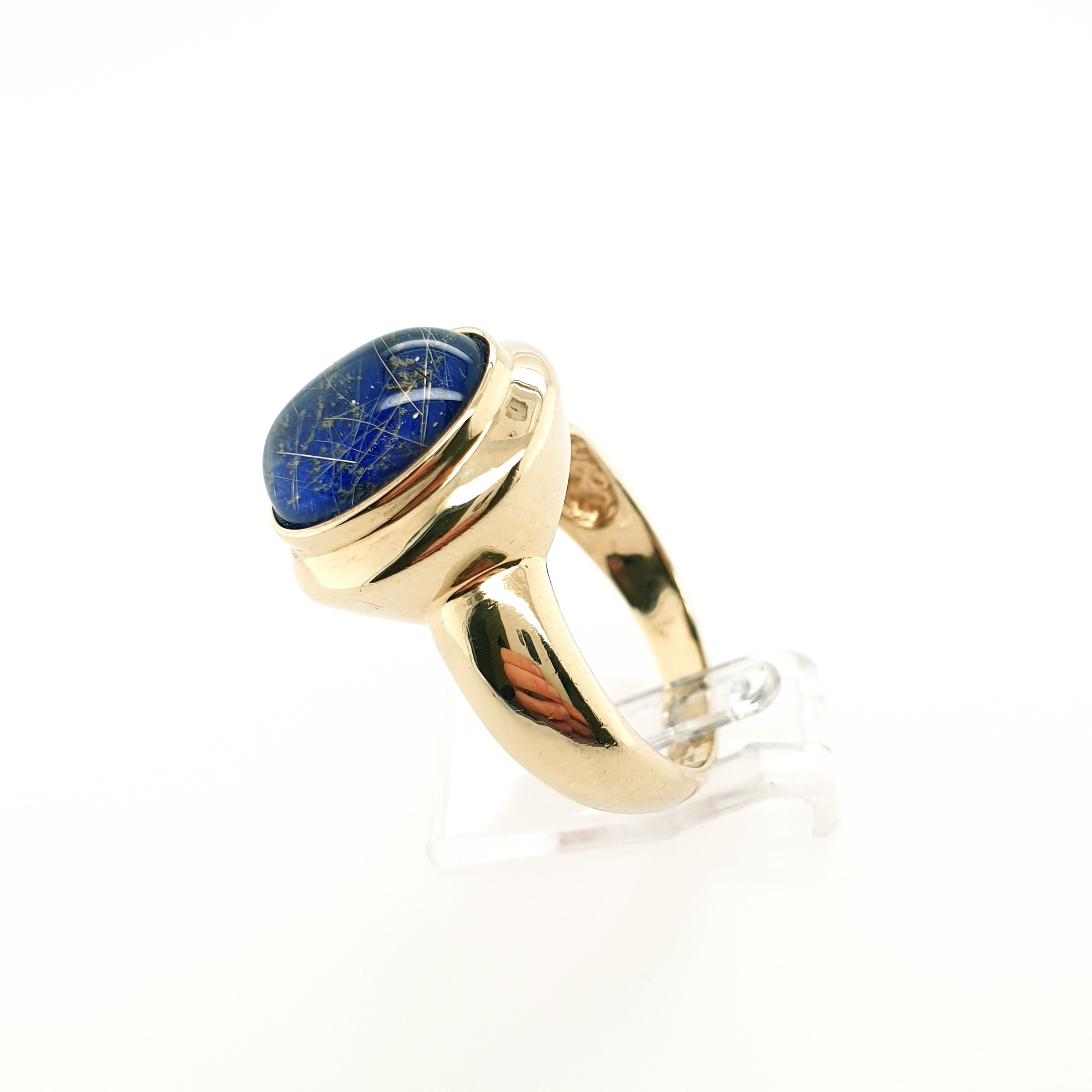 Damenring Goldring 375/9kt Gelbgold Schmuckstein Gr.61