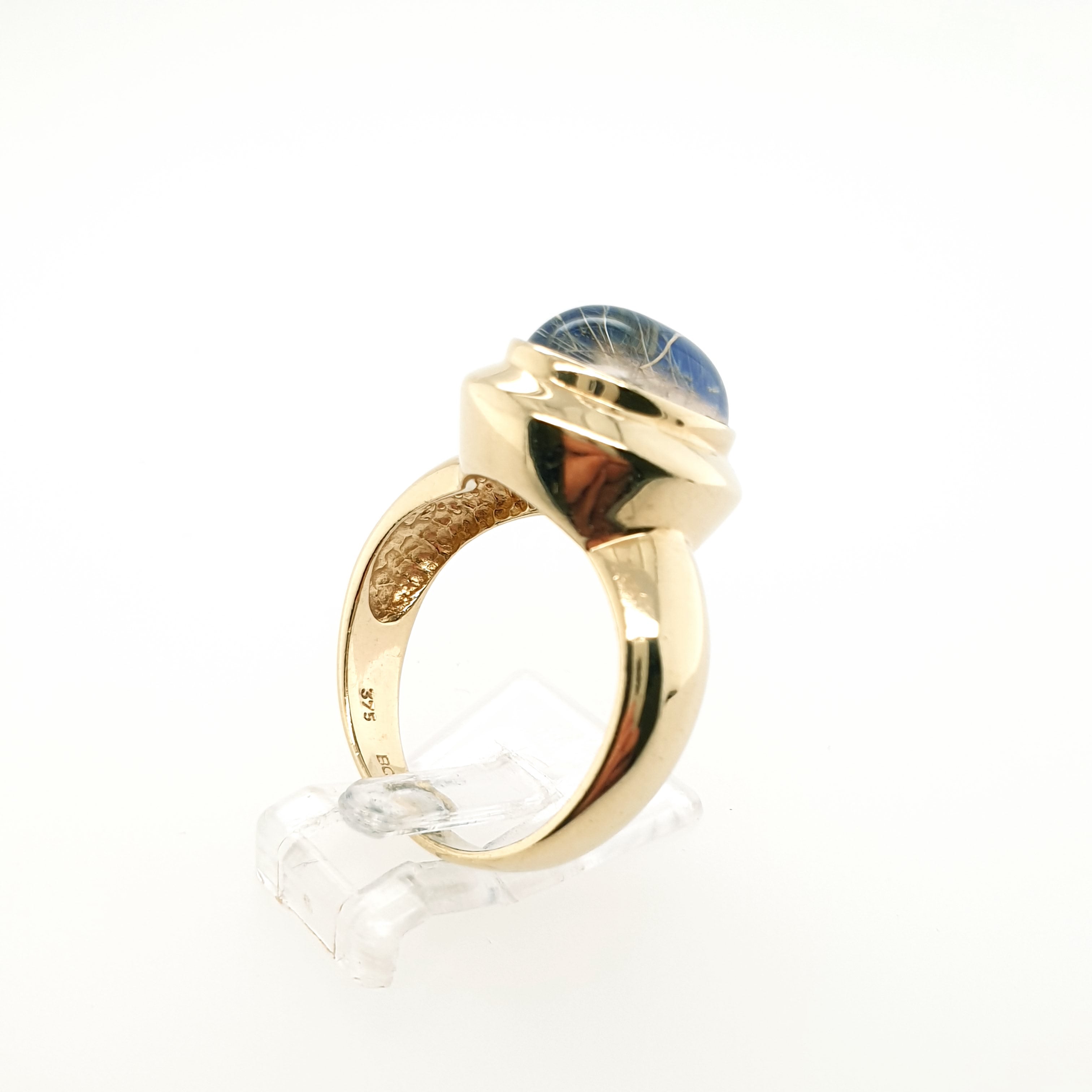 Damenring Goldring 375/9kt Gelbgold Schmuckstein Gr.61