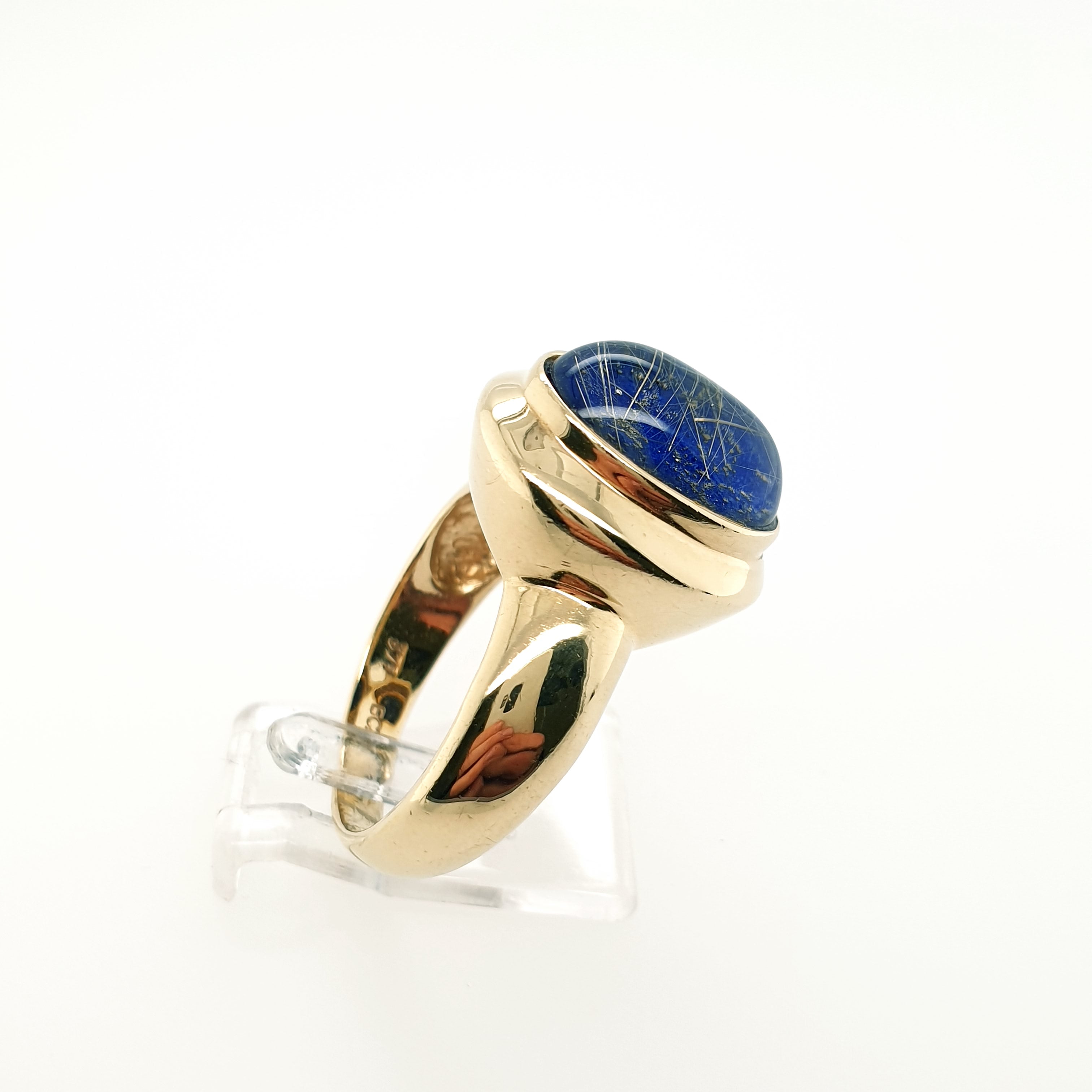 Damenring Goldring 375/9kt Gelbgold Schmuckstein Gr.61