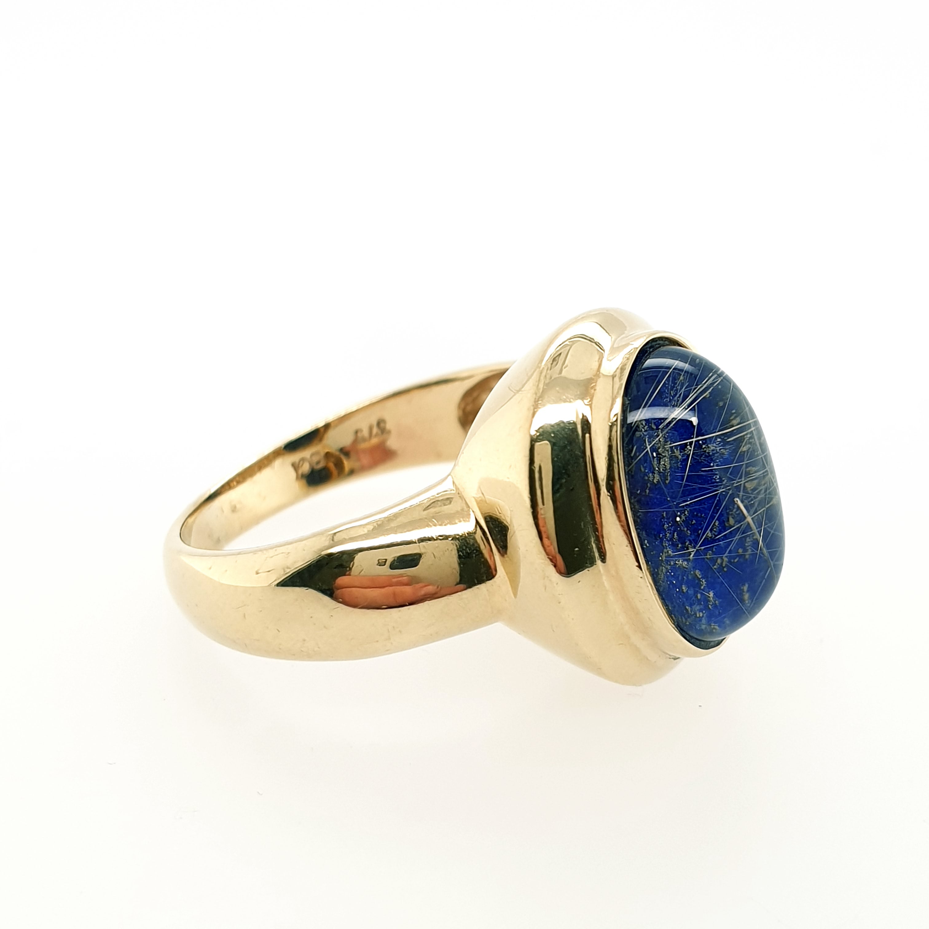 Damenring Goldring 375/9kt Gelbgold Schmuckstein Gr.61
