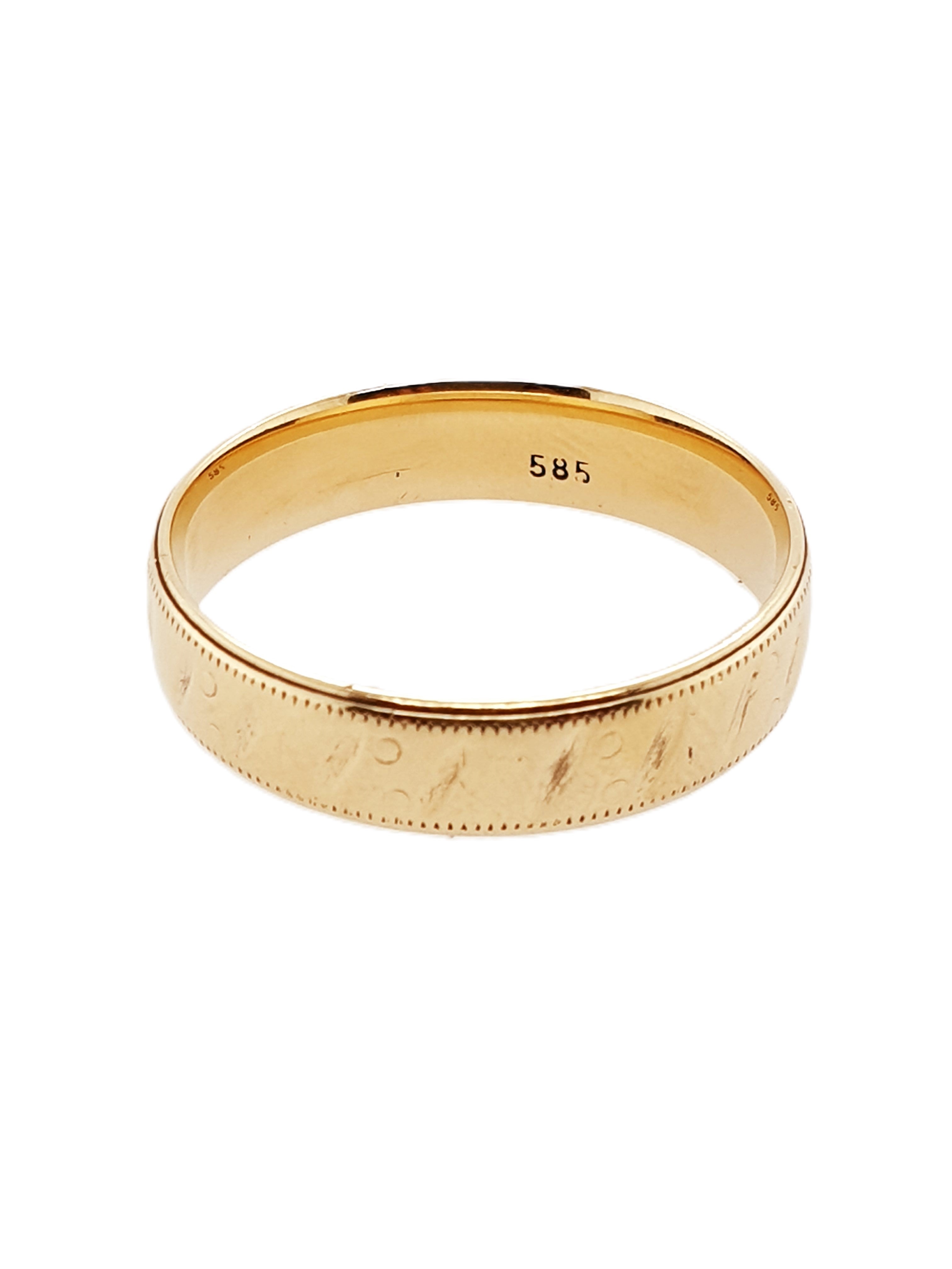 Gold Ring 585/14kt Gr.60