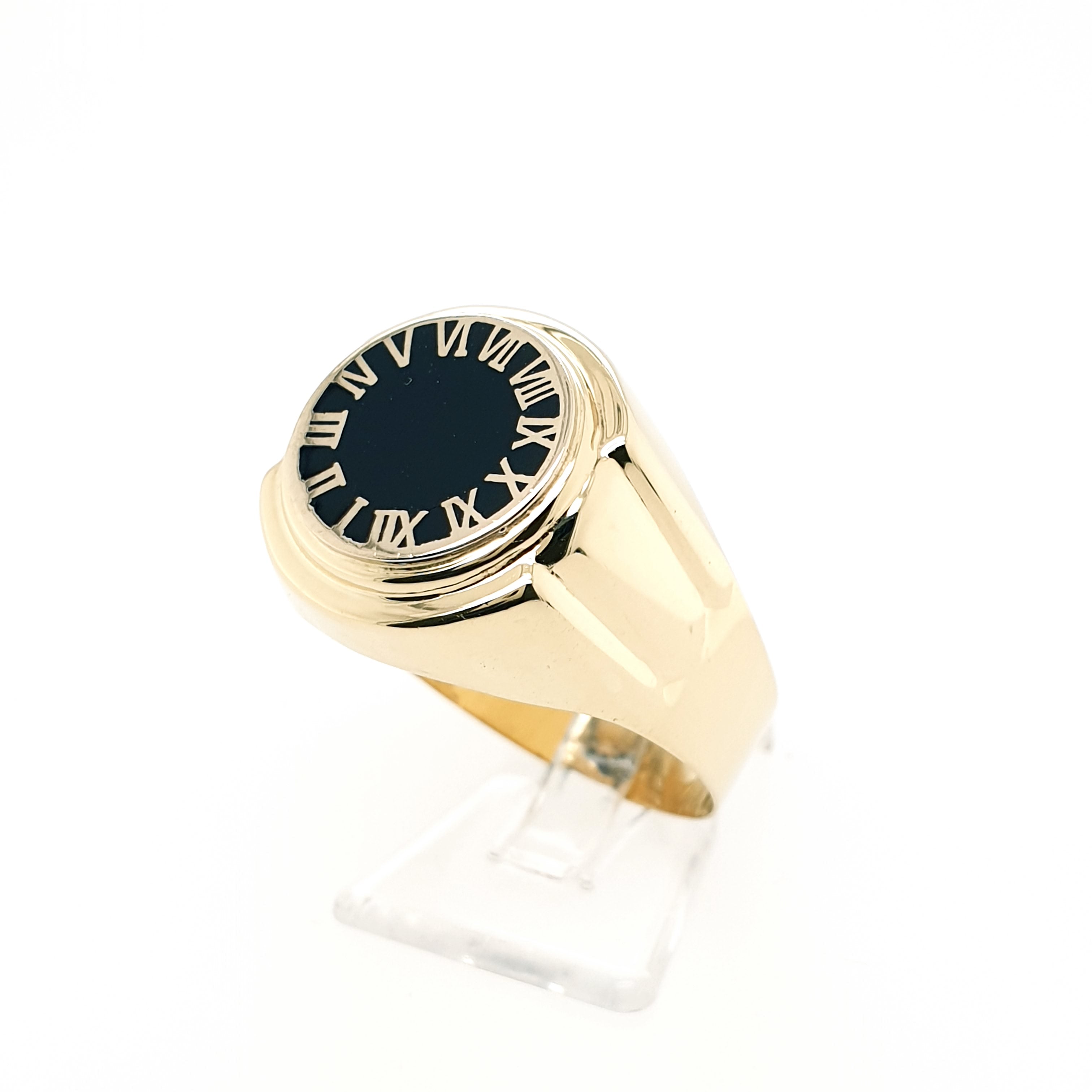 Ring Gelbgold 585 14 Karat Gold Gr.67