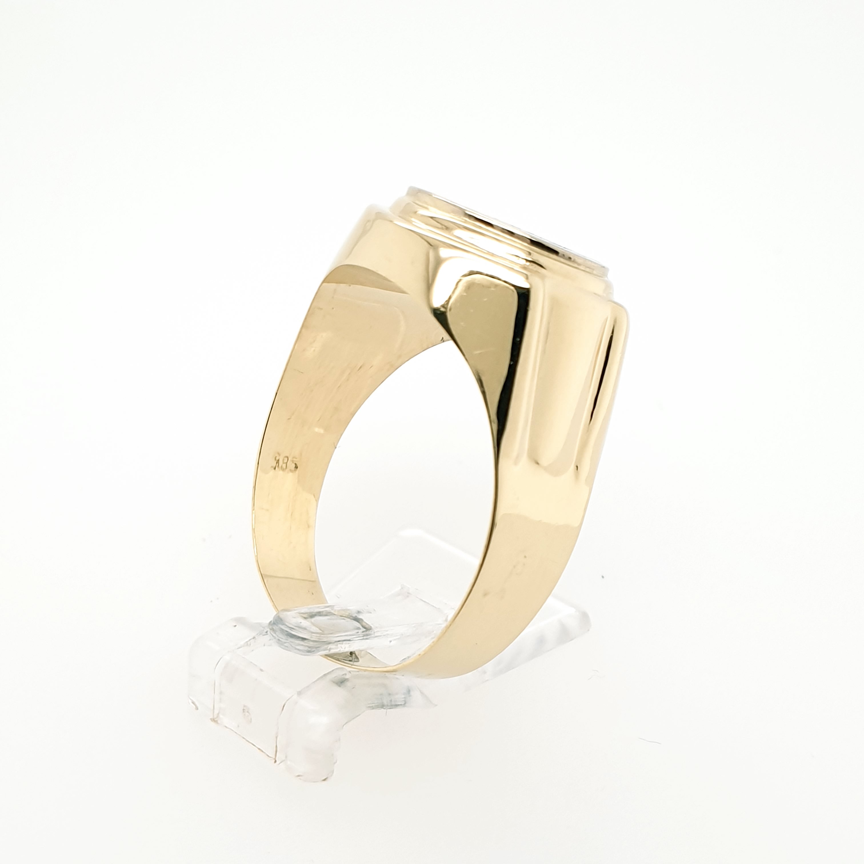 Ring Gelbgold 585 14 Karat Gold Gr.67