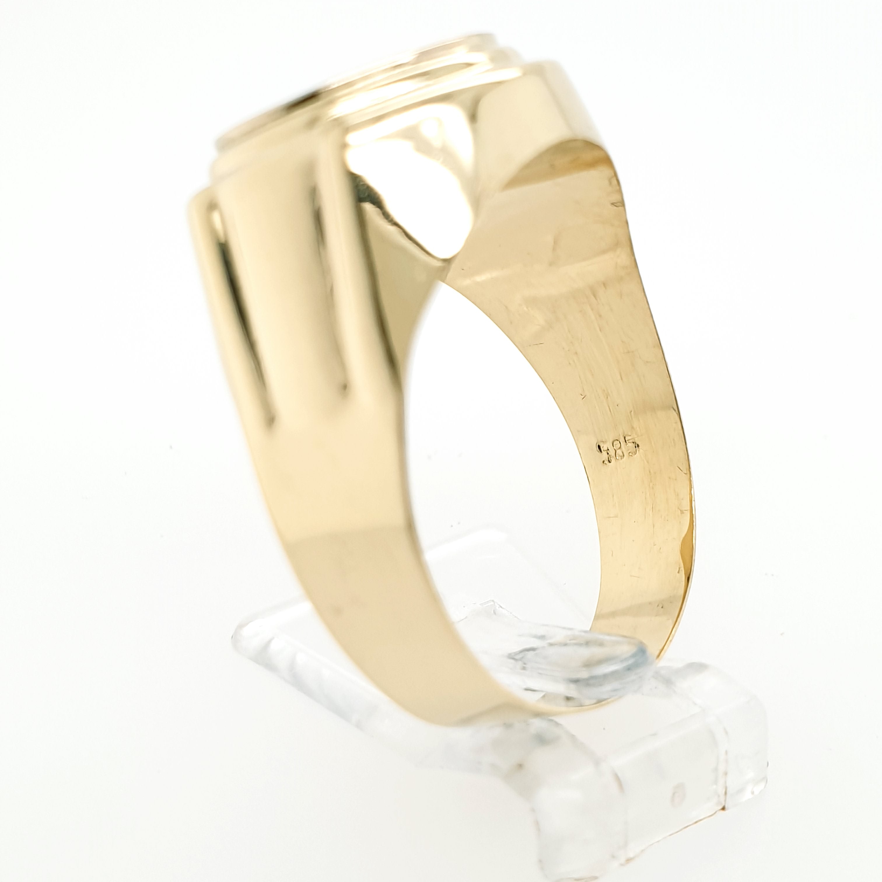 Ring Gelbgold 585 14 Karat Gold Gr.67