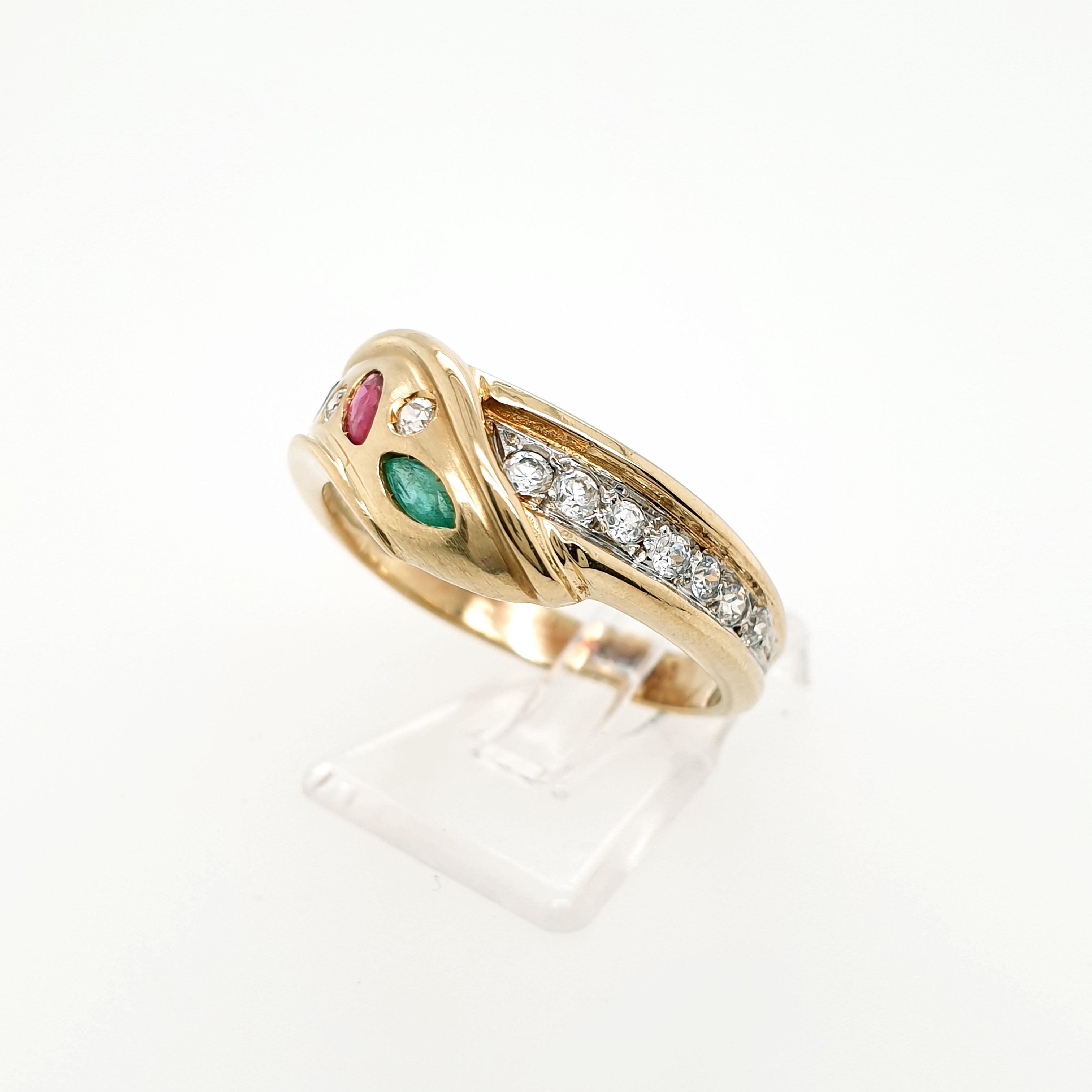 Ring Goldring 585/14kt Gelbgold Zirkonia Gr.61