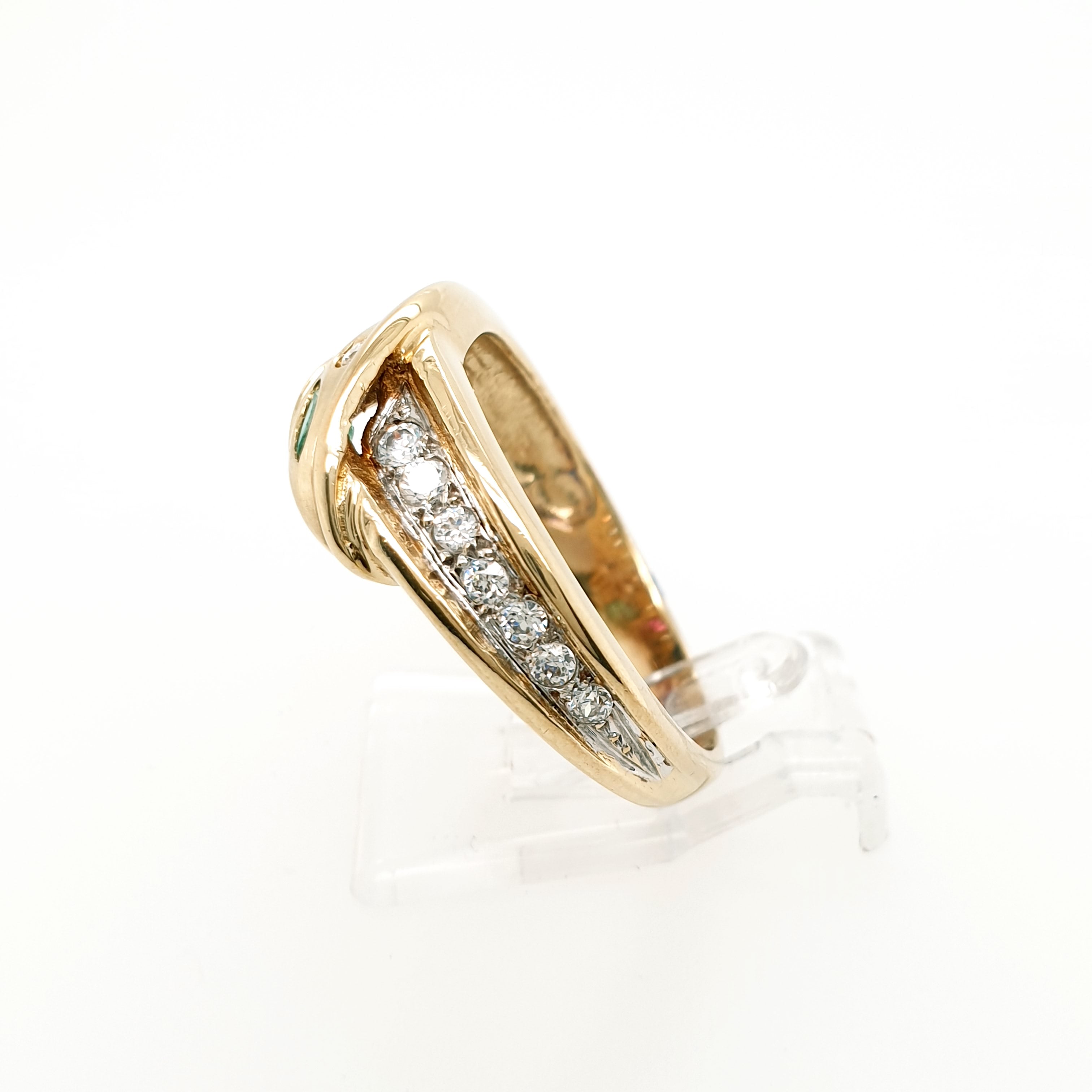 Ring Goldring 585/14kt Gelbgold Zirkonia Gr.61