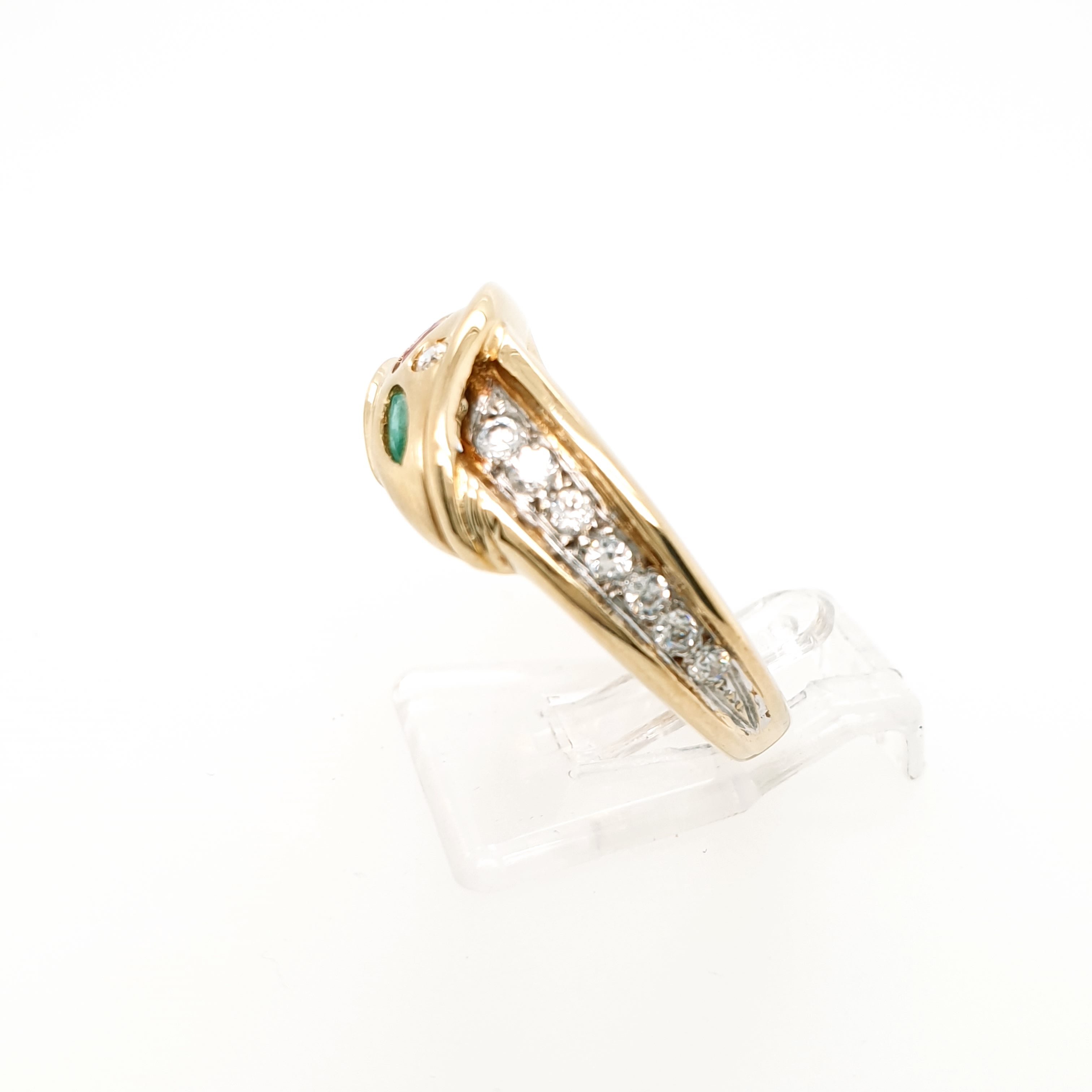 Ring Goldring 585/14kt Gelbgold Zirkonia Gr.61