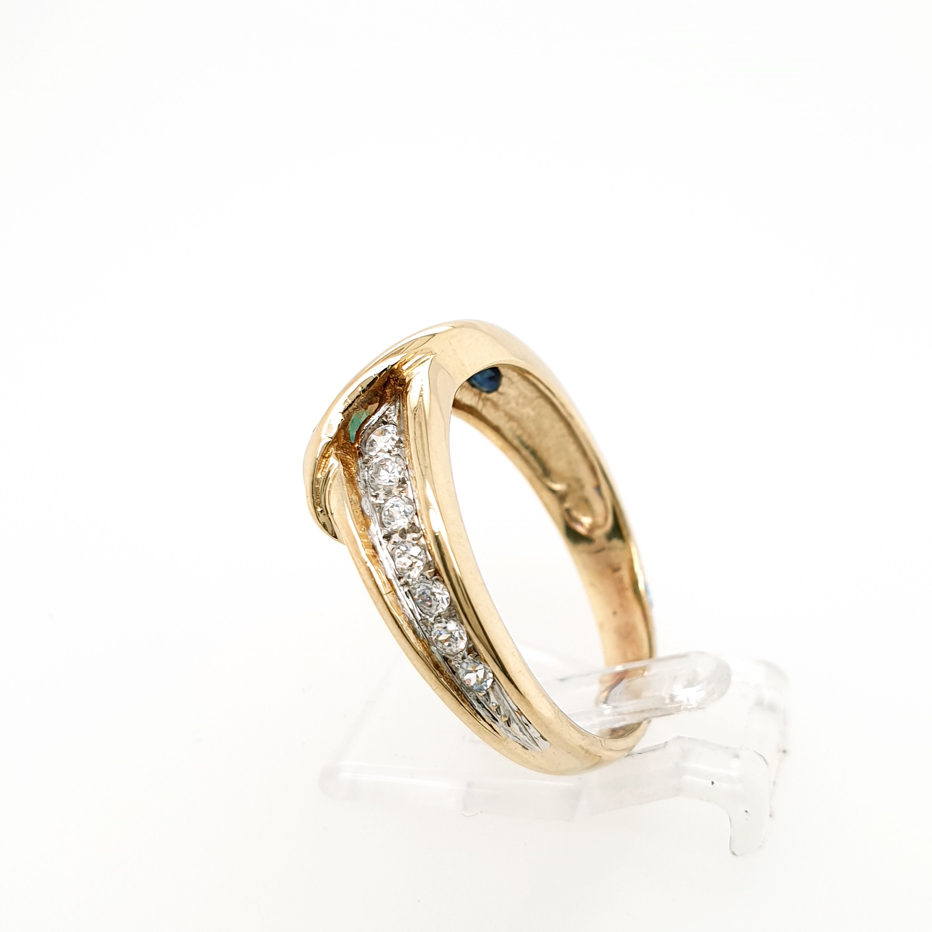 Ring Goldring 585/14kt Gelbgold Zirkonia Gr.61