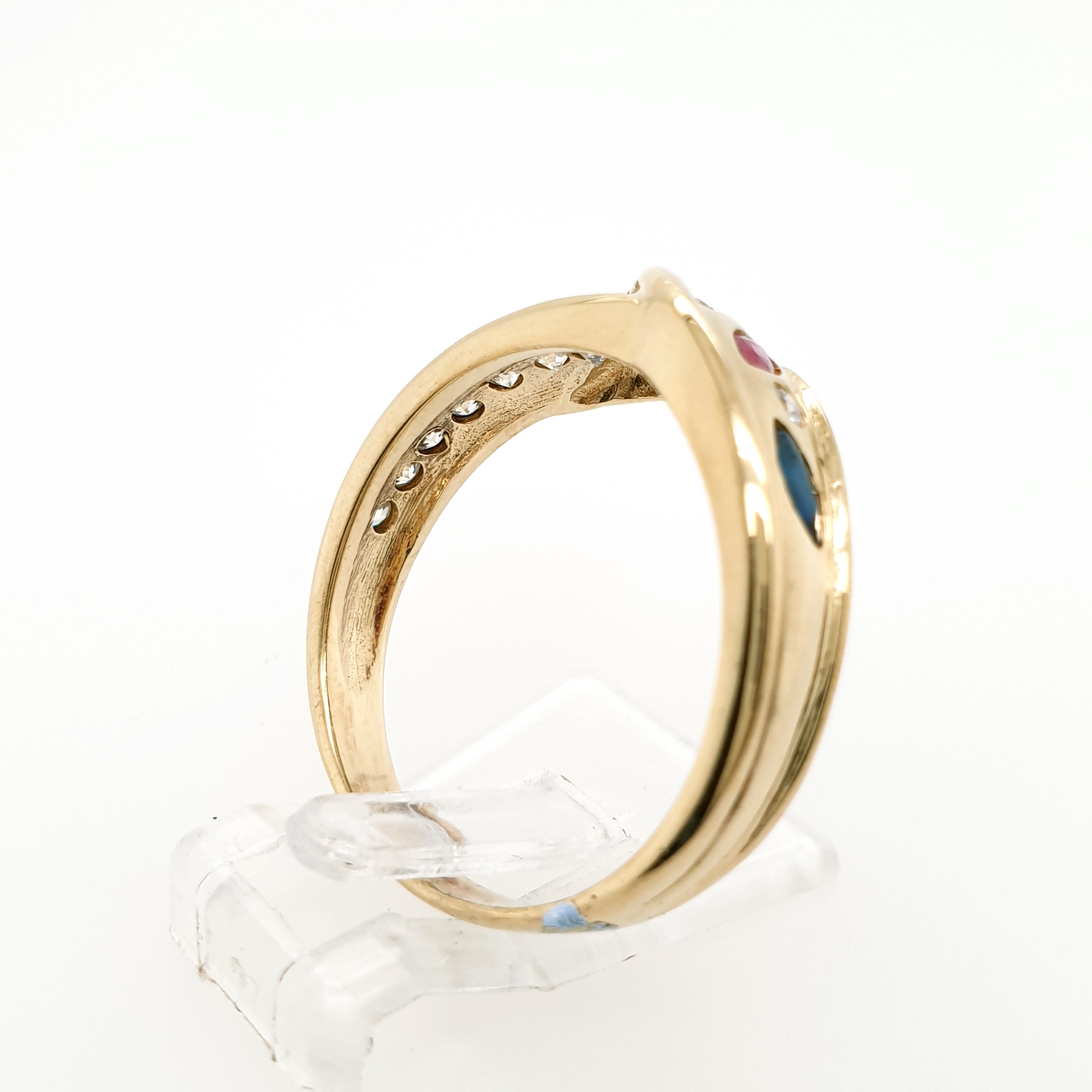 Ring Goldring 585/14kt Gelbgold Zirkonia Gr.61