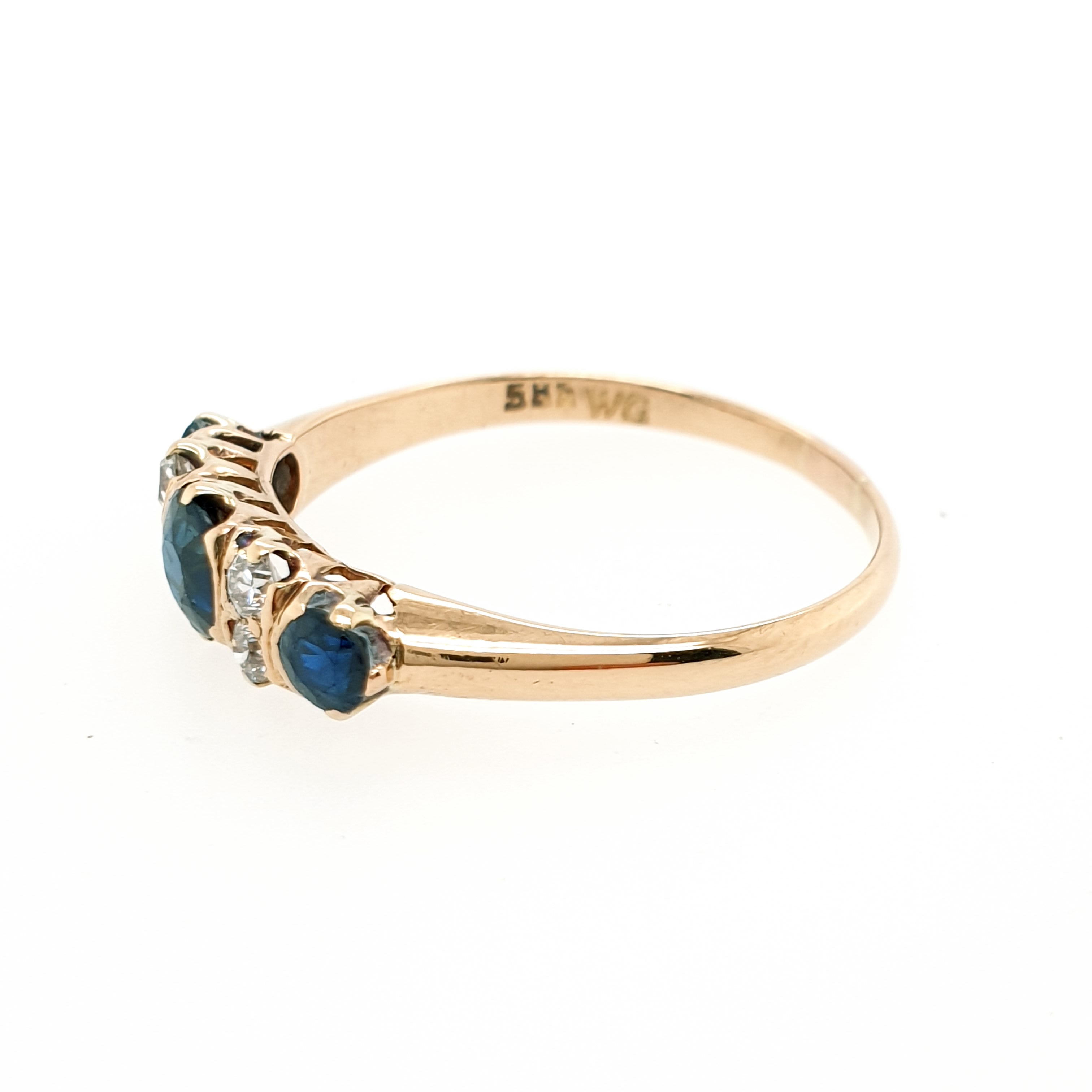 Ring Goldring 585/14kt Diamant Gelbgold Gr.59