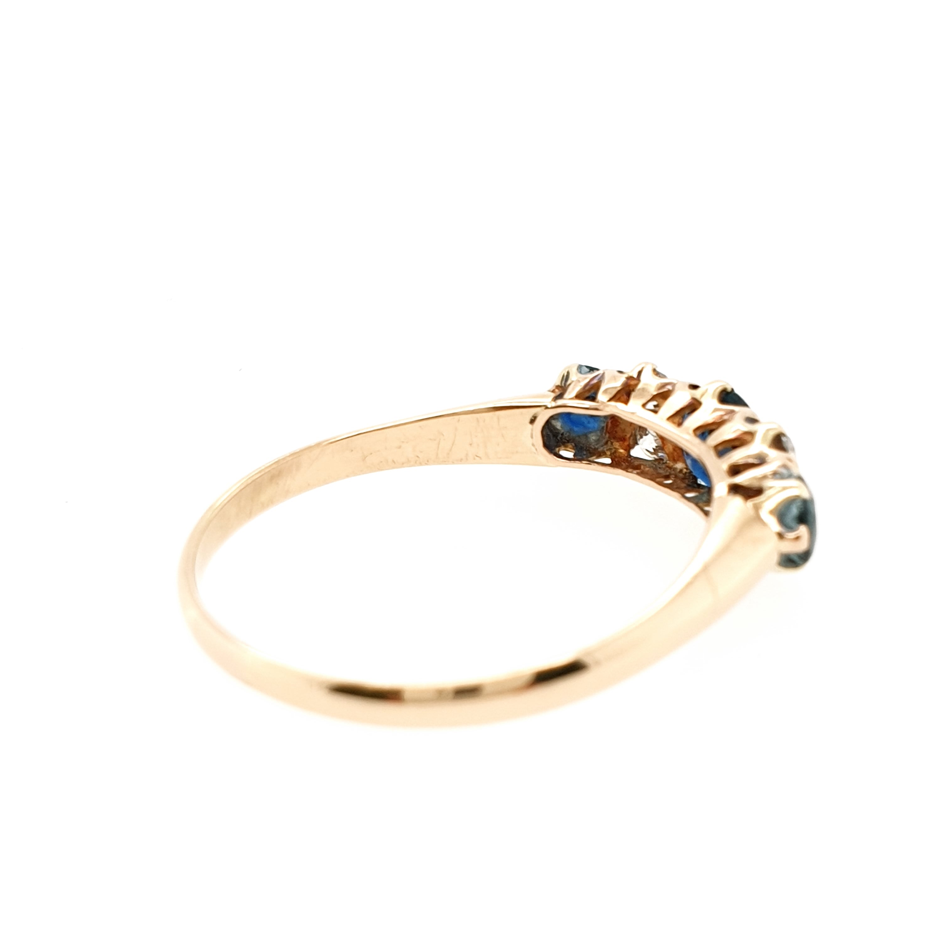 Ring Goldring 585/14kt Diamant Gelbgold Gr.59