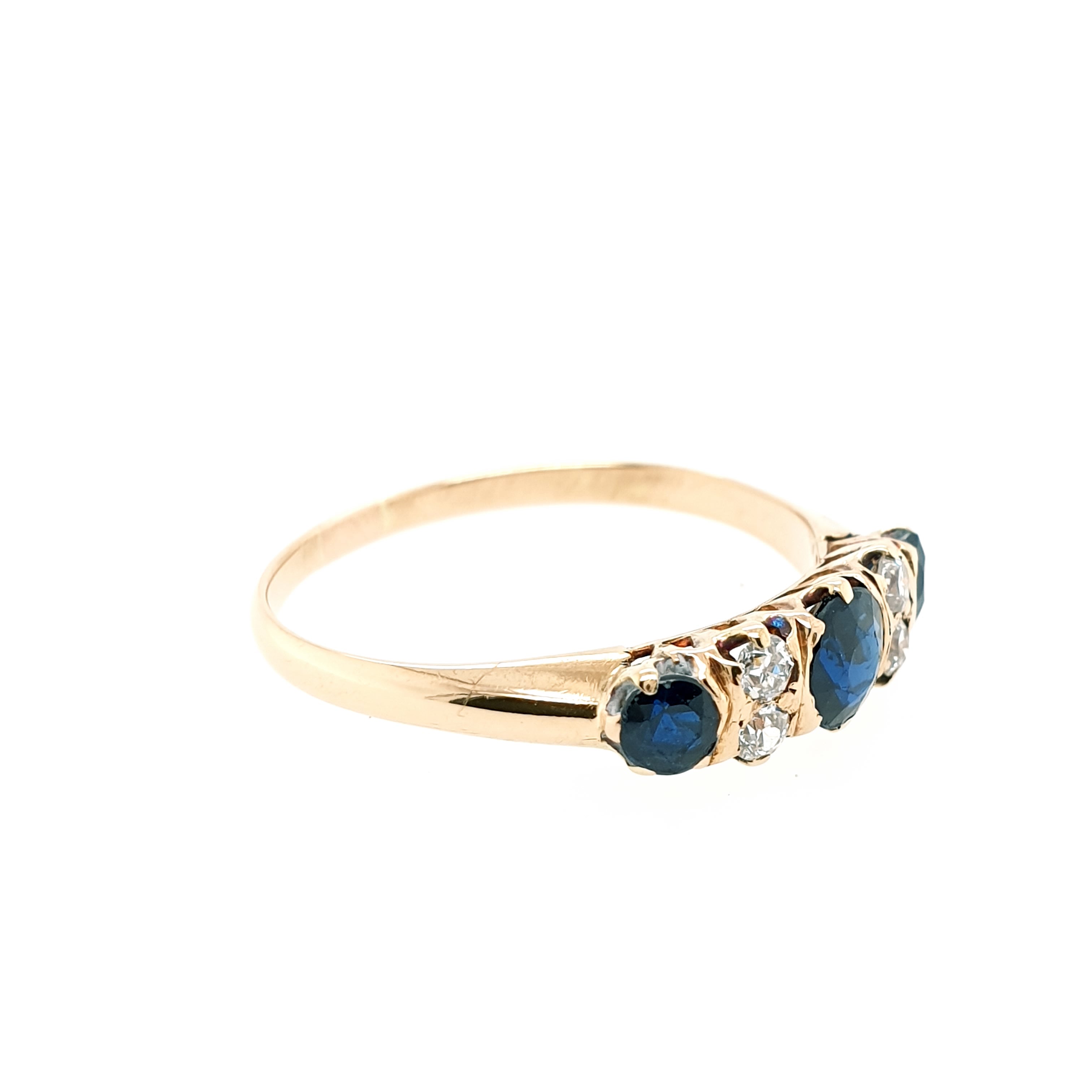 Ring Goldring 585/14kt Diamant Gelbgold Gr.59