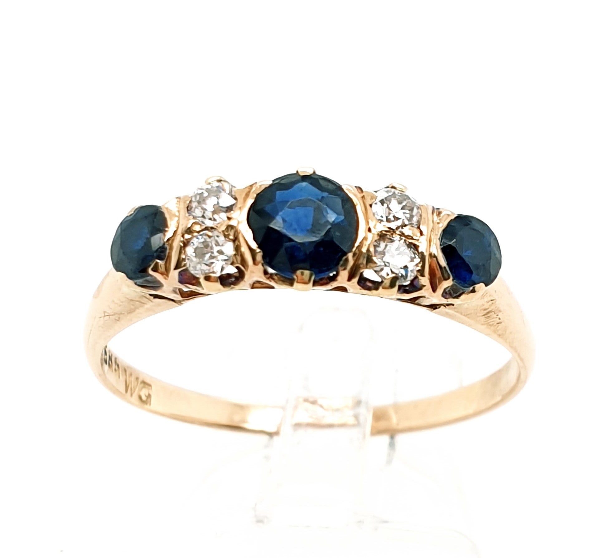 Ring Goldring 585/14kt Diamant Gelbgold Gr.59