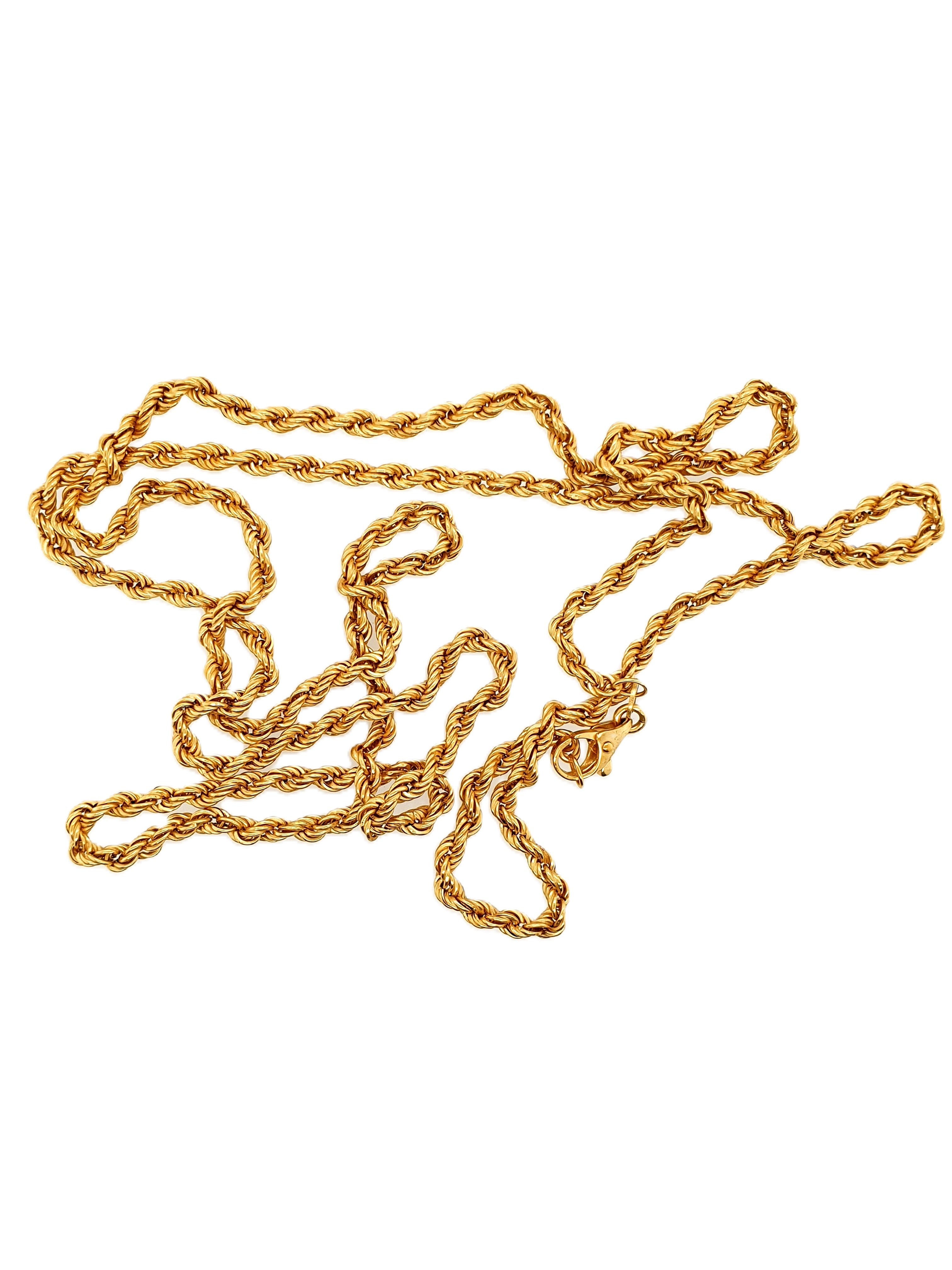 Gold Kordelkette 333/8kt 82cm