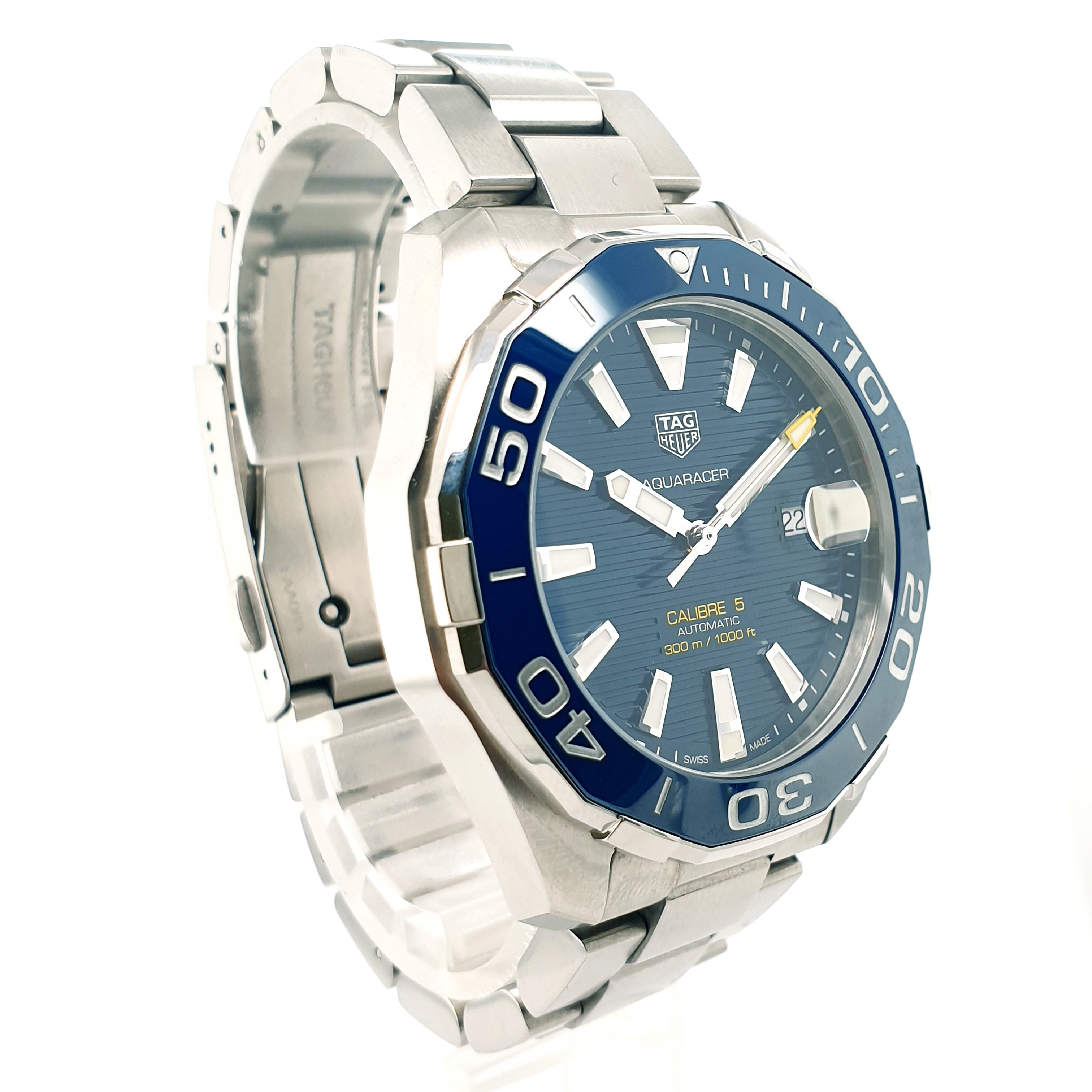 TAG HEUER Aquaracer Calibre 5 Ref: WAY201B Fullset