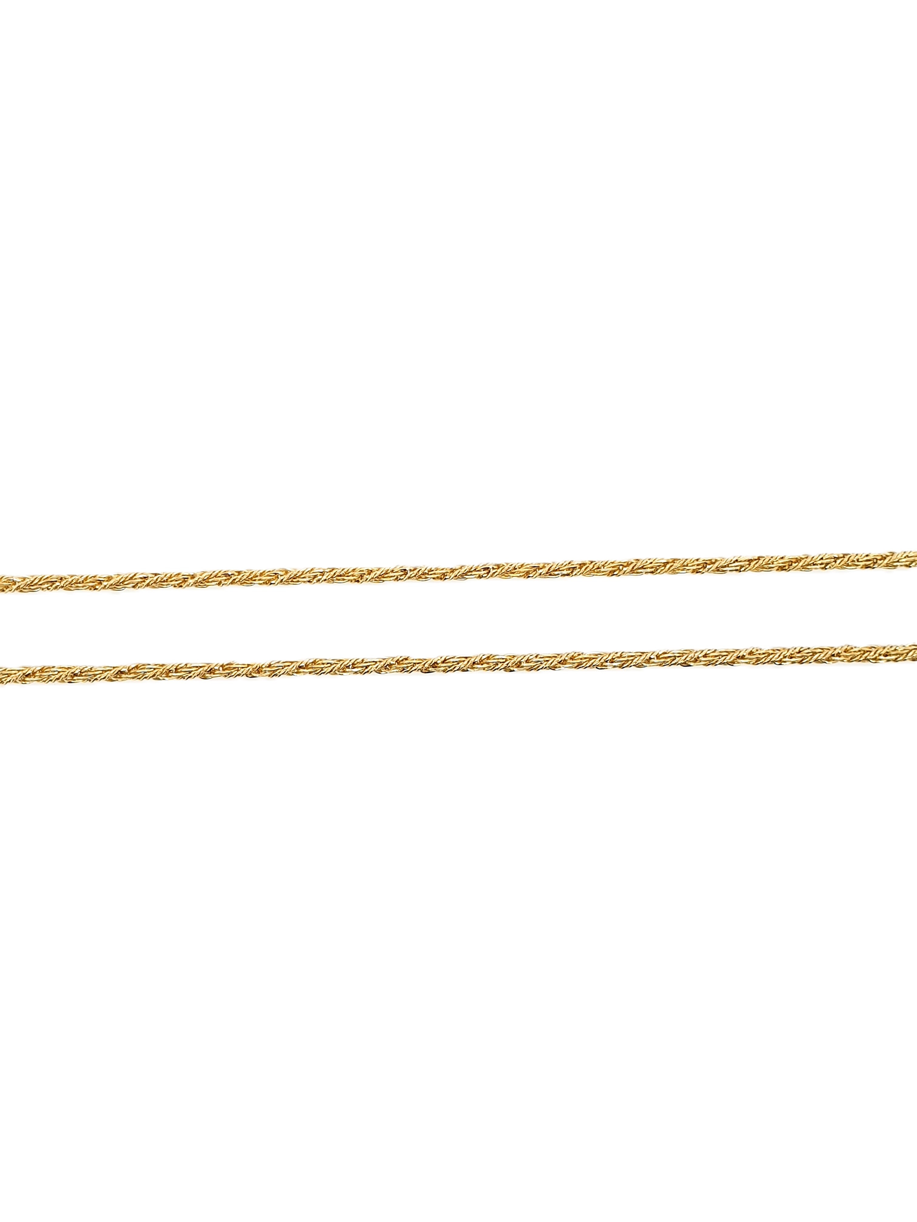 Gold Kette 585/14kt 66cm