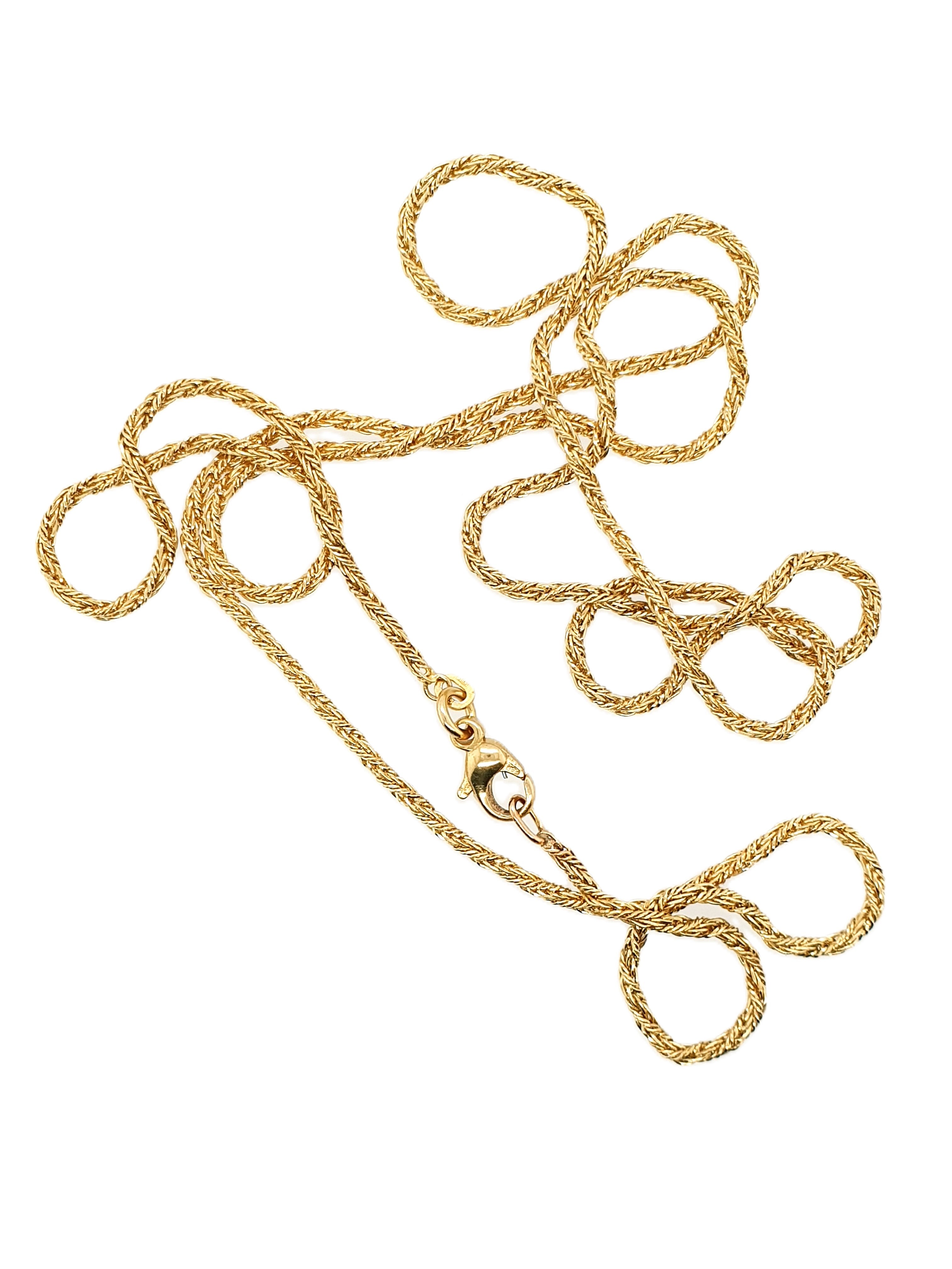 Gold Kette 585/14kt 66cm