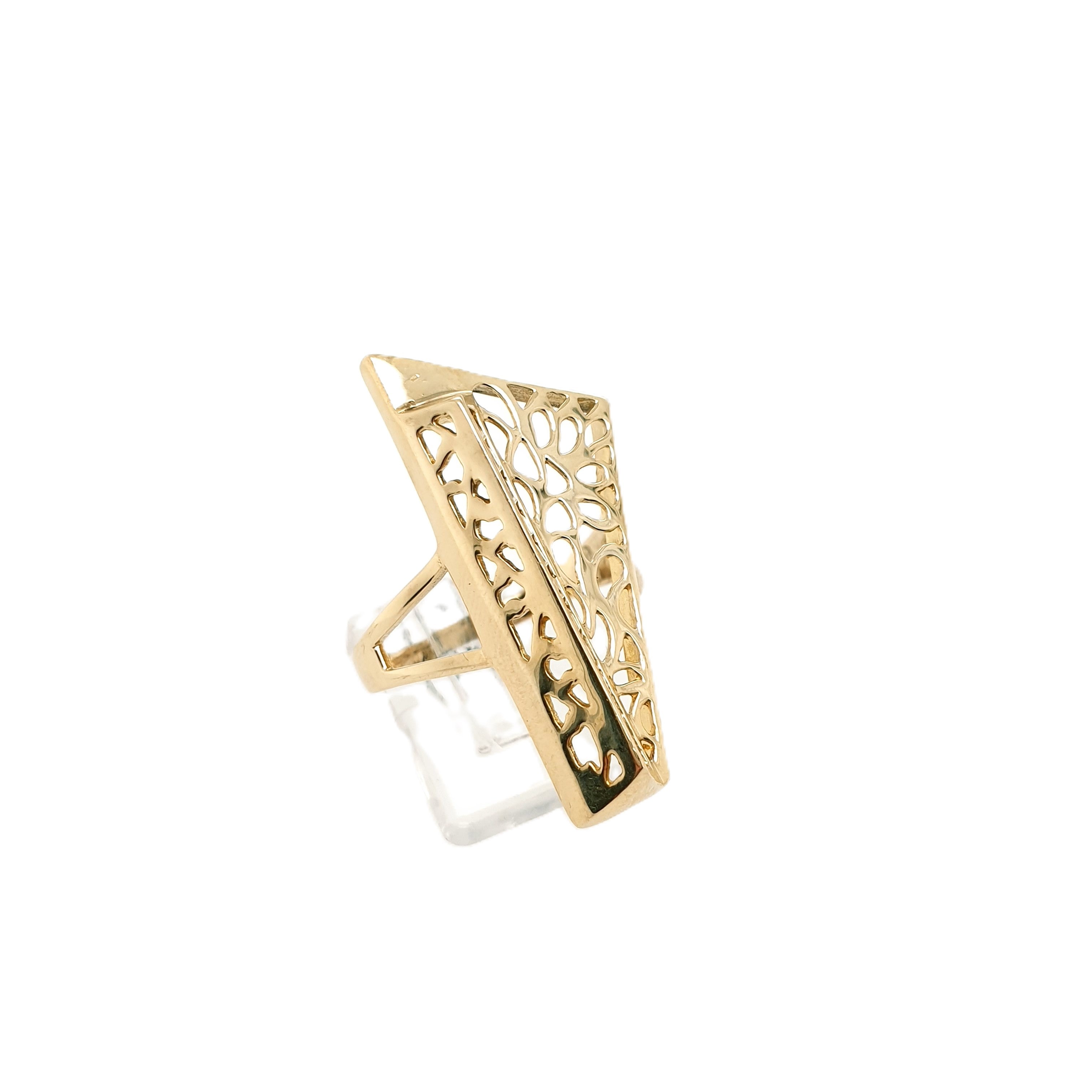 Ring Goldring Zirkonia 585/14kt Gelbgold Gr.58
