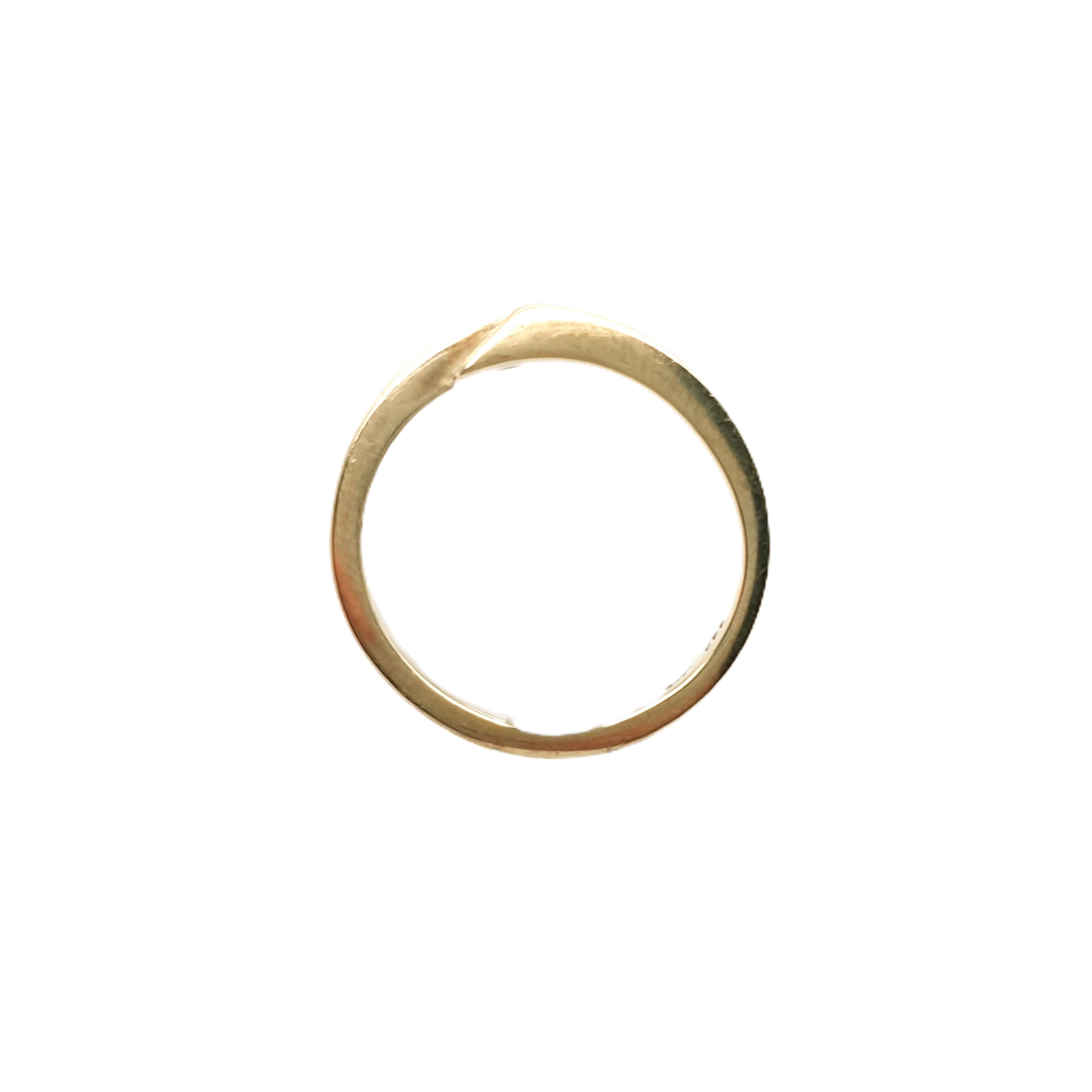 Ring Goldring Brillanten 333/8kt Gelbgold Gr.57