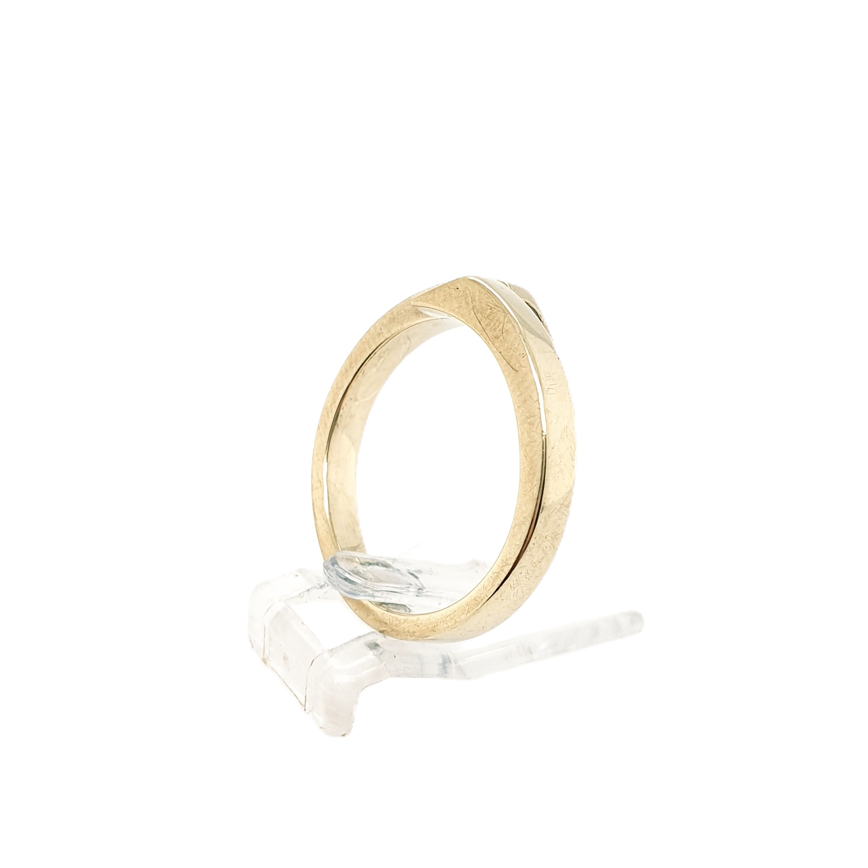 Ring Goldring Brillanten 333/8kt Gelbgold Gr.57