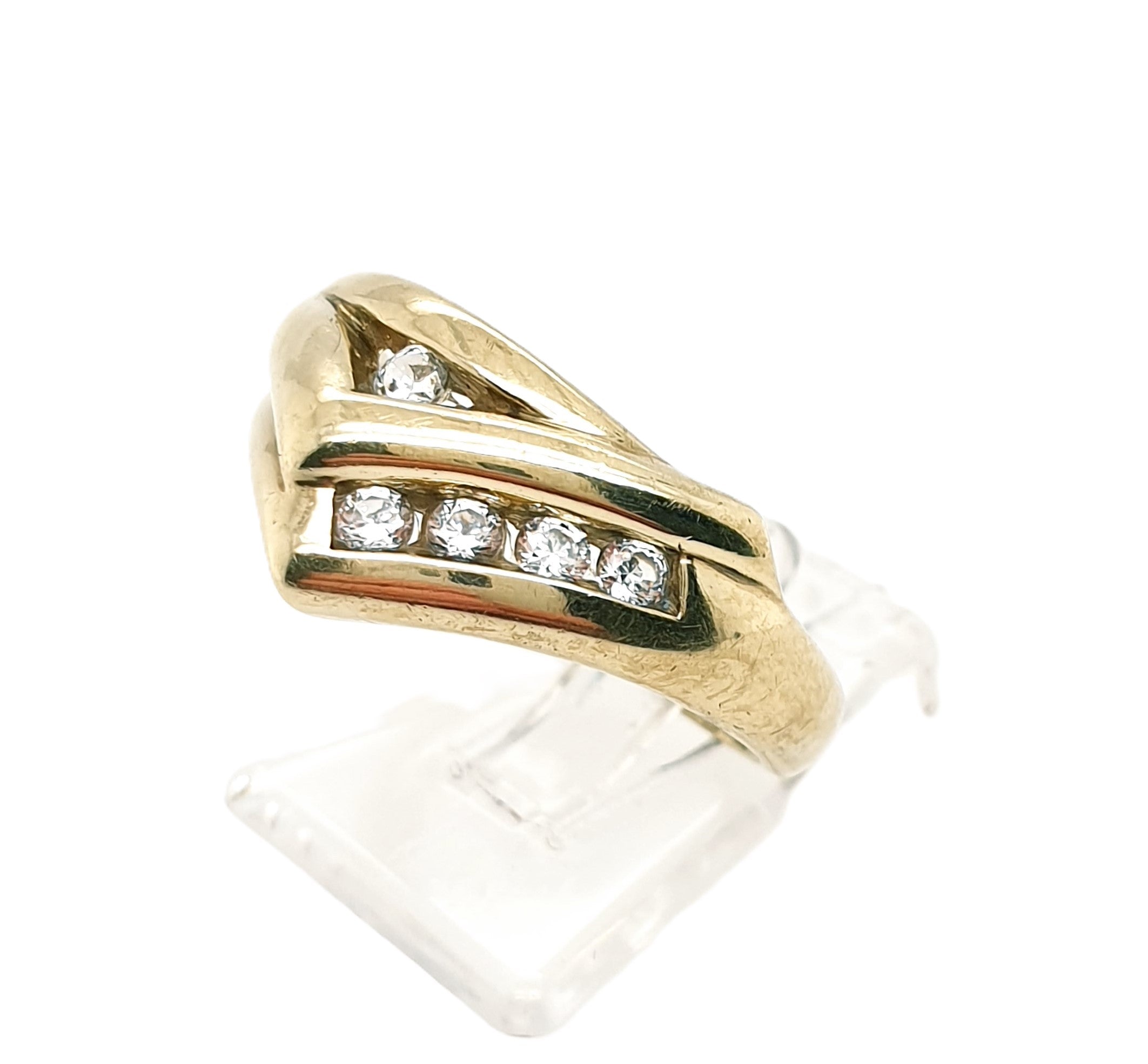 Ring Goldring Zirkonia 333/8 kt Gelbgold Gr.59
