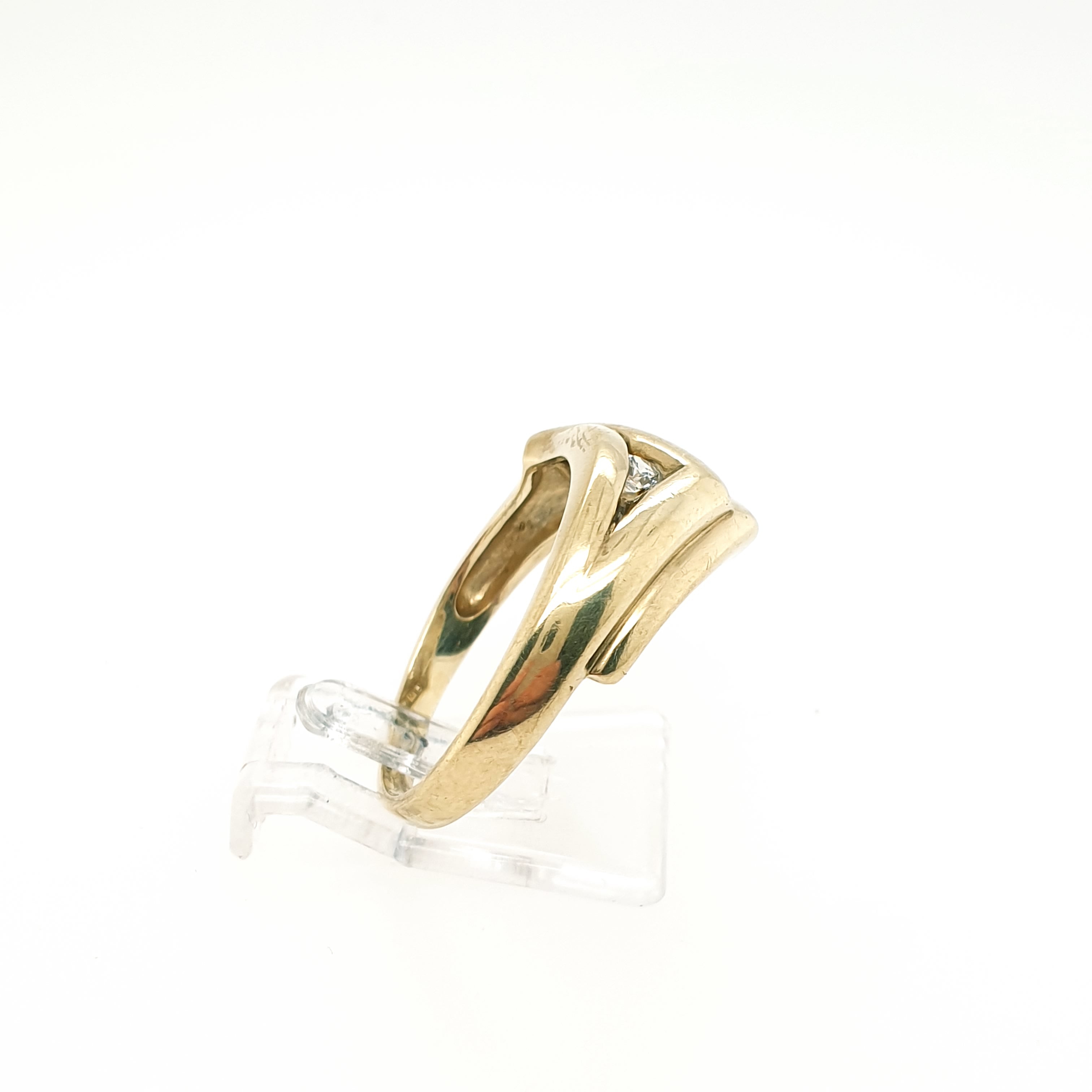 Ring Goldring Zirkonia 333/8 kt Gelbgold Gr.59