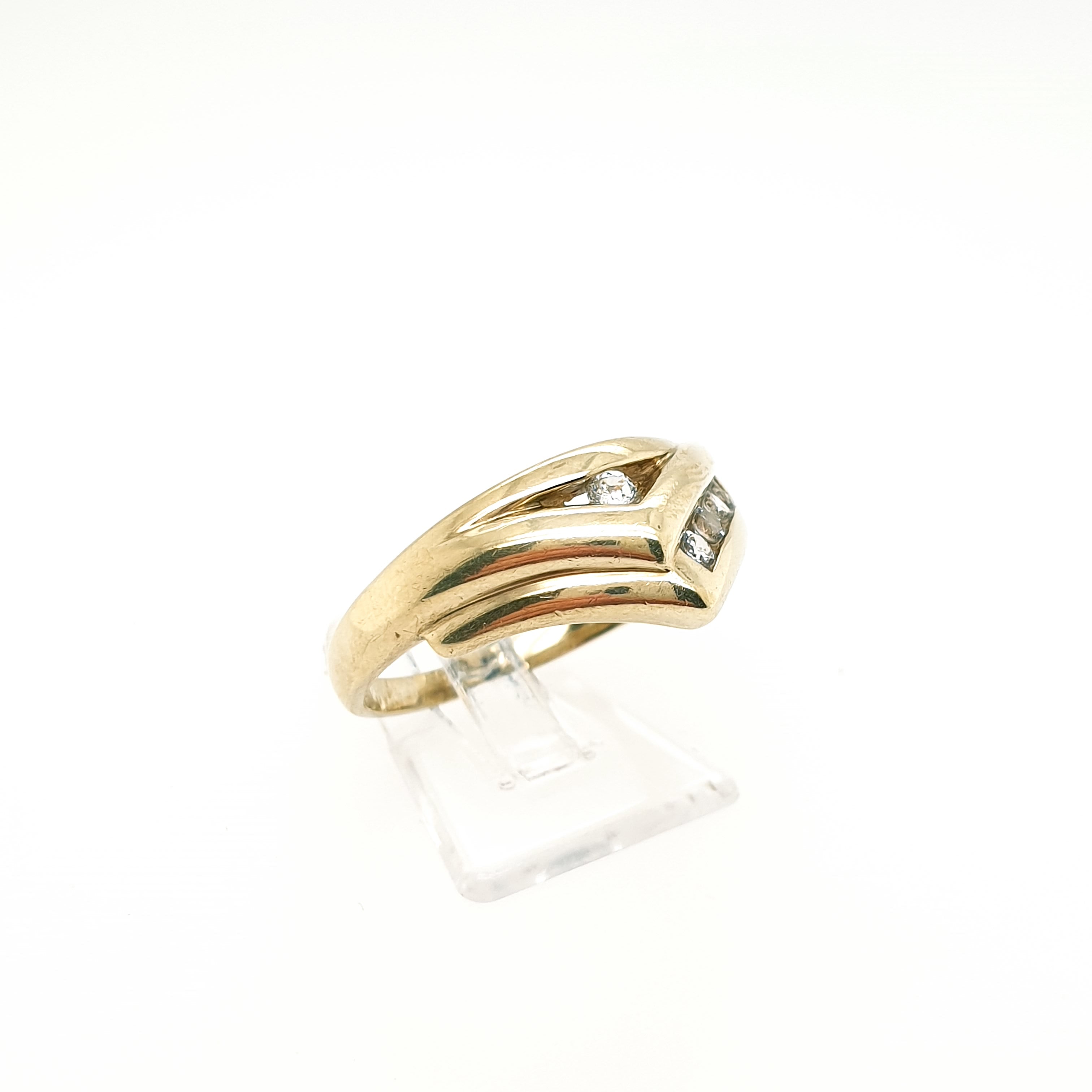 Ring Goldring Zirkonia 333/8 kt Gelbgold Gr.59